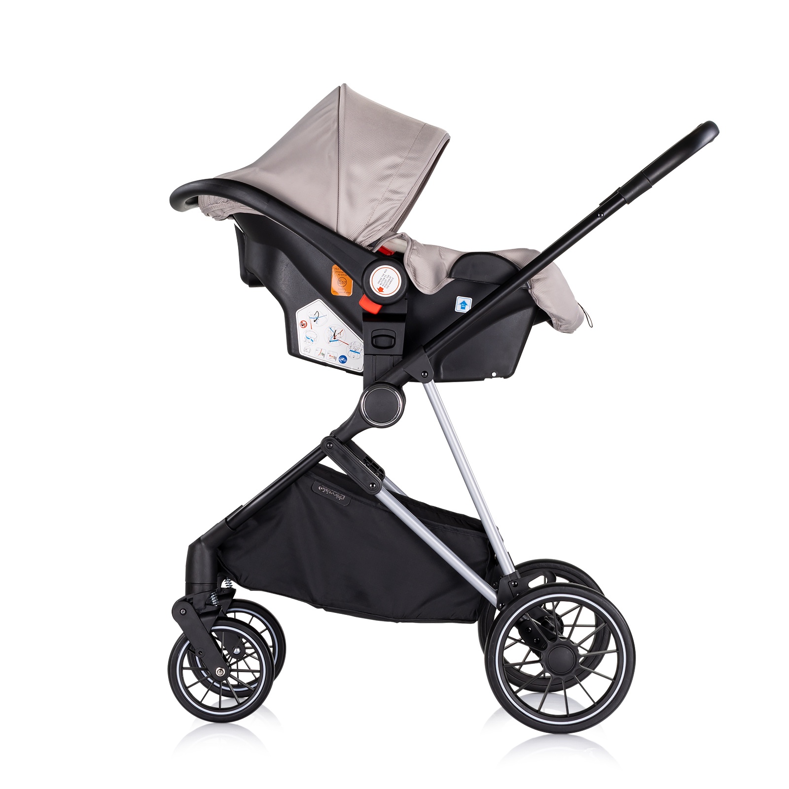Детска количка Chipolino Aura до 22 кг, тирамису
