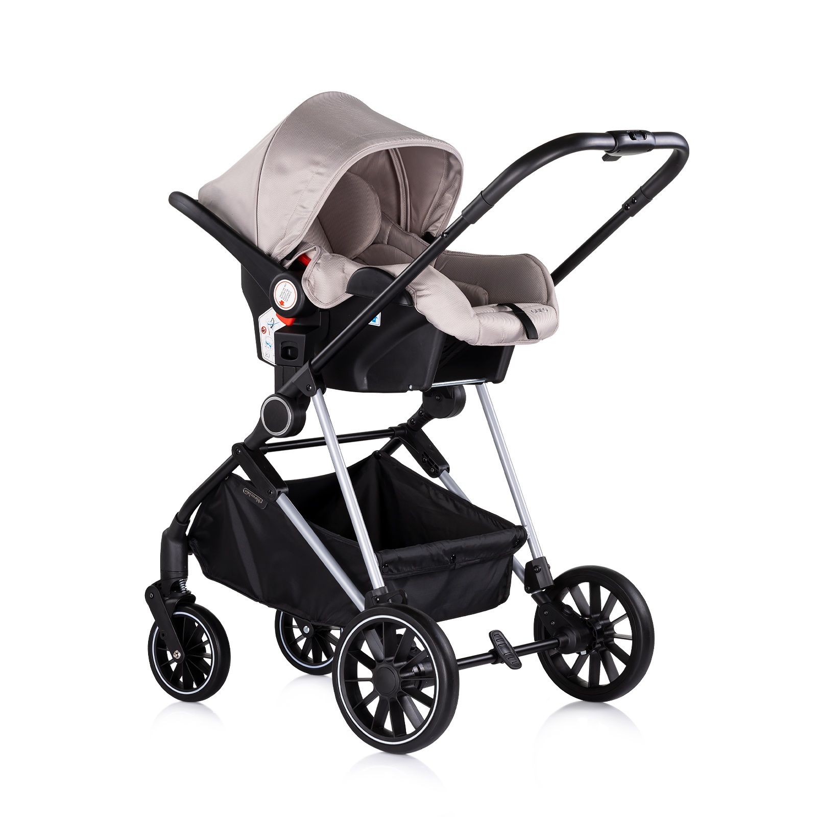 Детска количка Chipolino Aura до 22 кг, тирамису