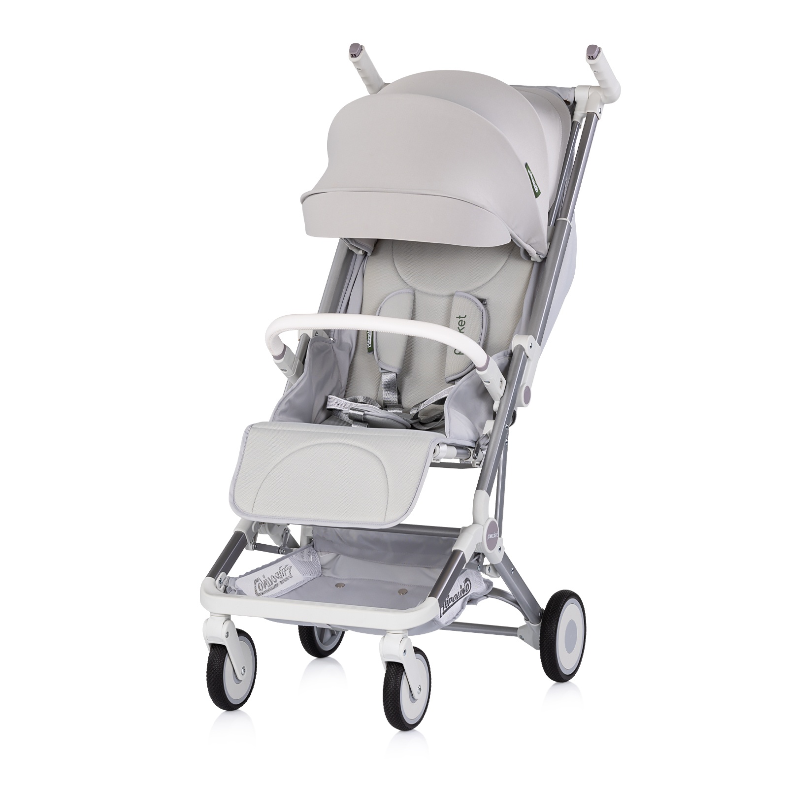Детска количка Chipolino Pocket до 22 кг, платина