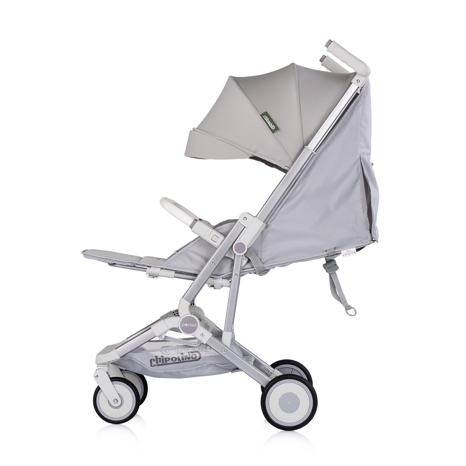 Детска количка Chipolino Pocket до 22 кг, платина