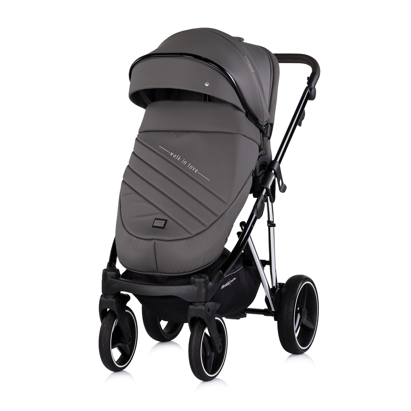 Детска количка 3 в 1 Chipolino Imperium, тъмносива
