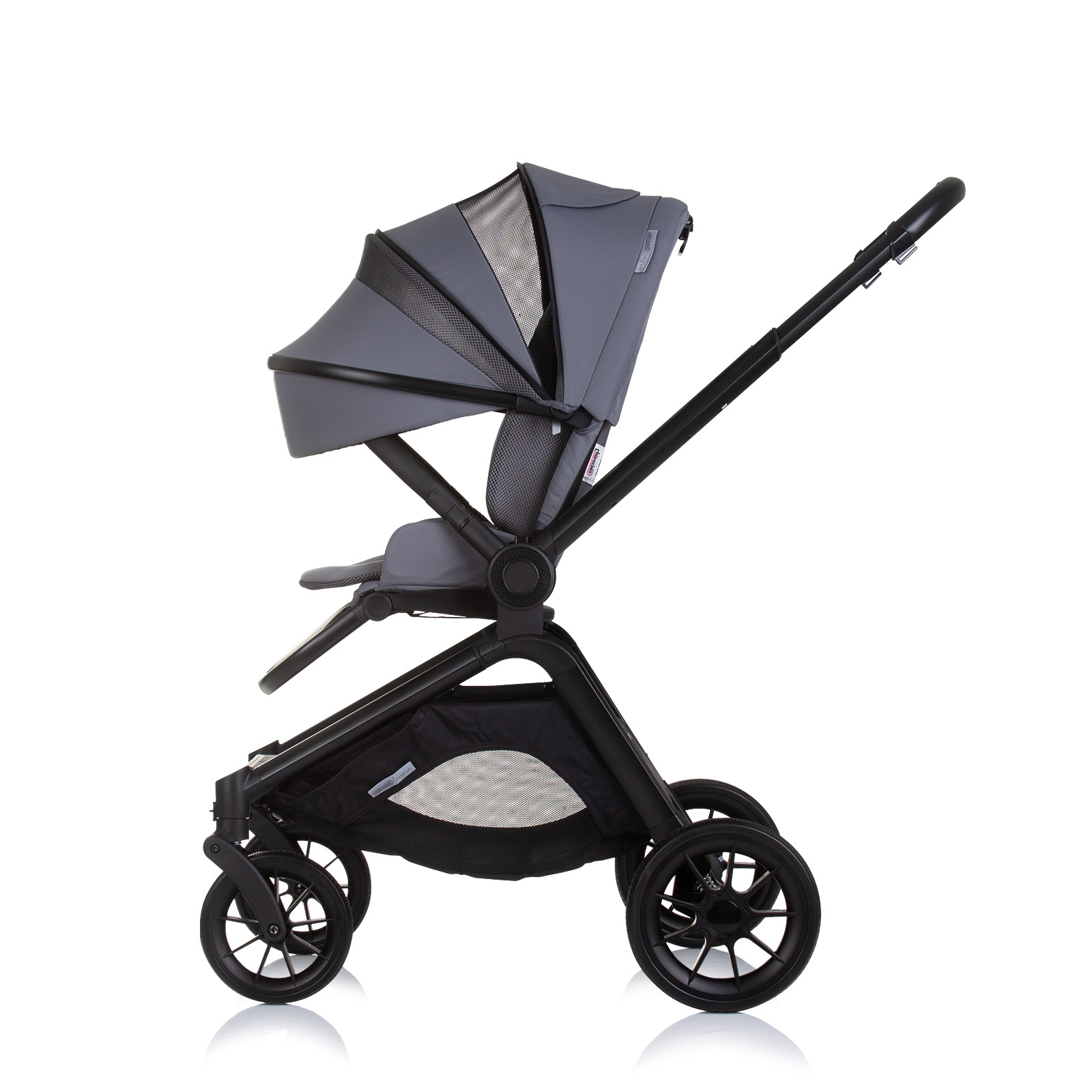 Детска количка 3 в 1 Chipolino Magnum, антрацит — снимка 10