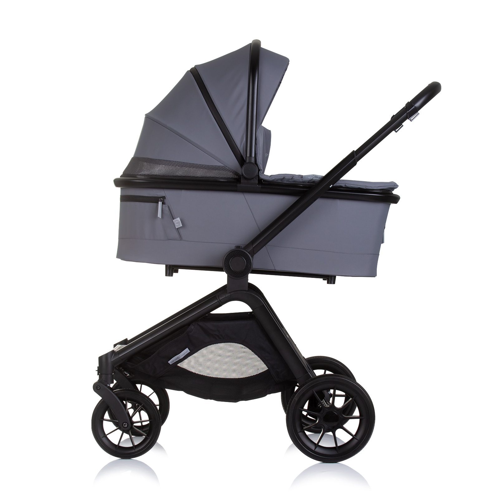 Детска количка 3 в 1 Chipolino Magnum, антрацит — снимка 4