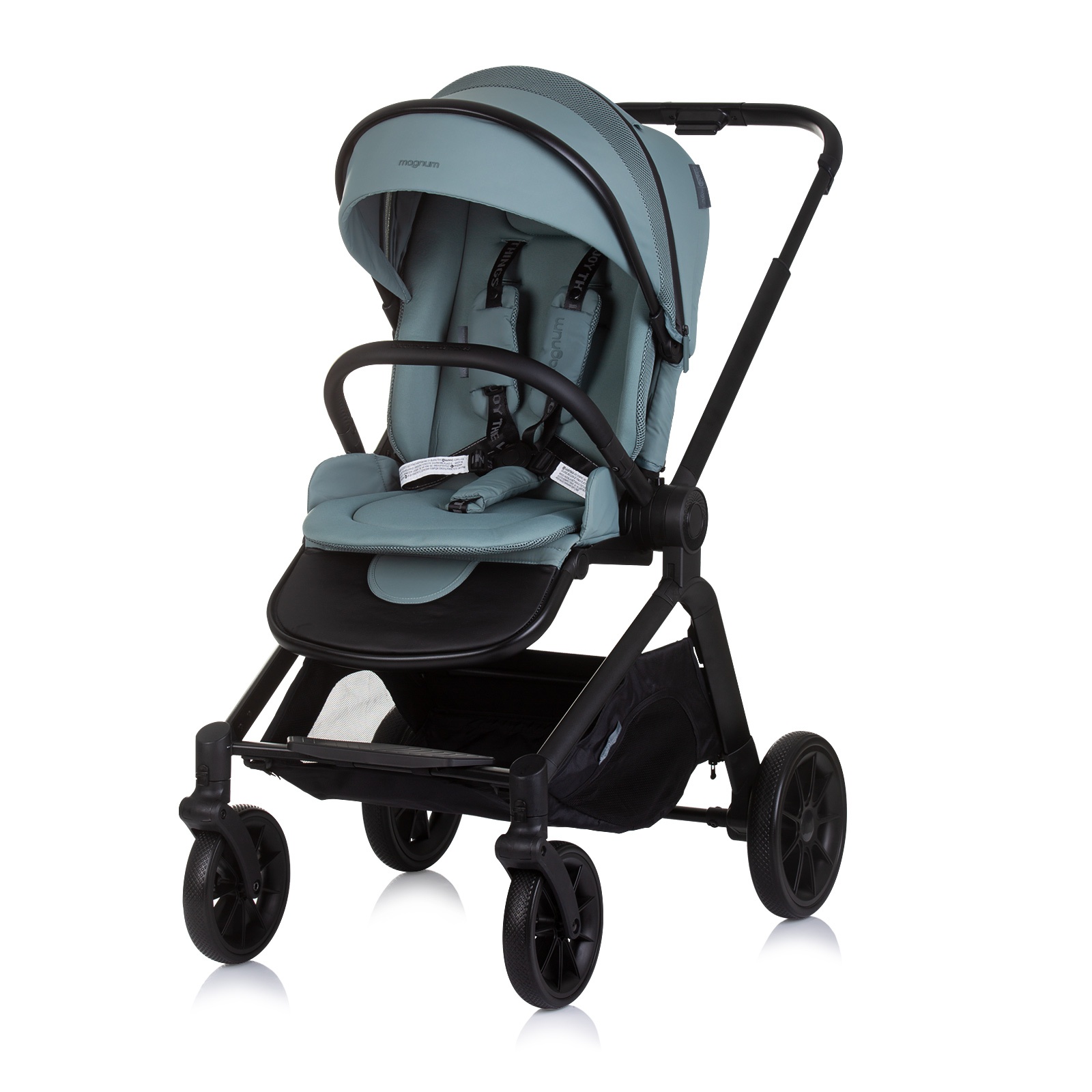 Детска количка 3 в 1 Chipolino Magnum, босилек — снимка 6