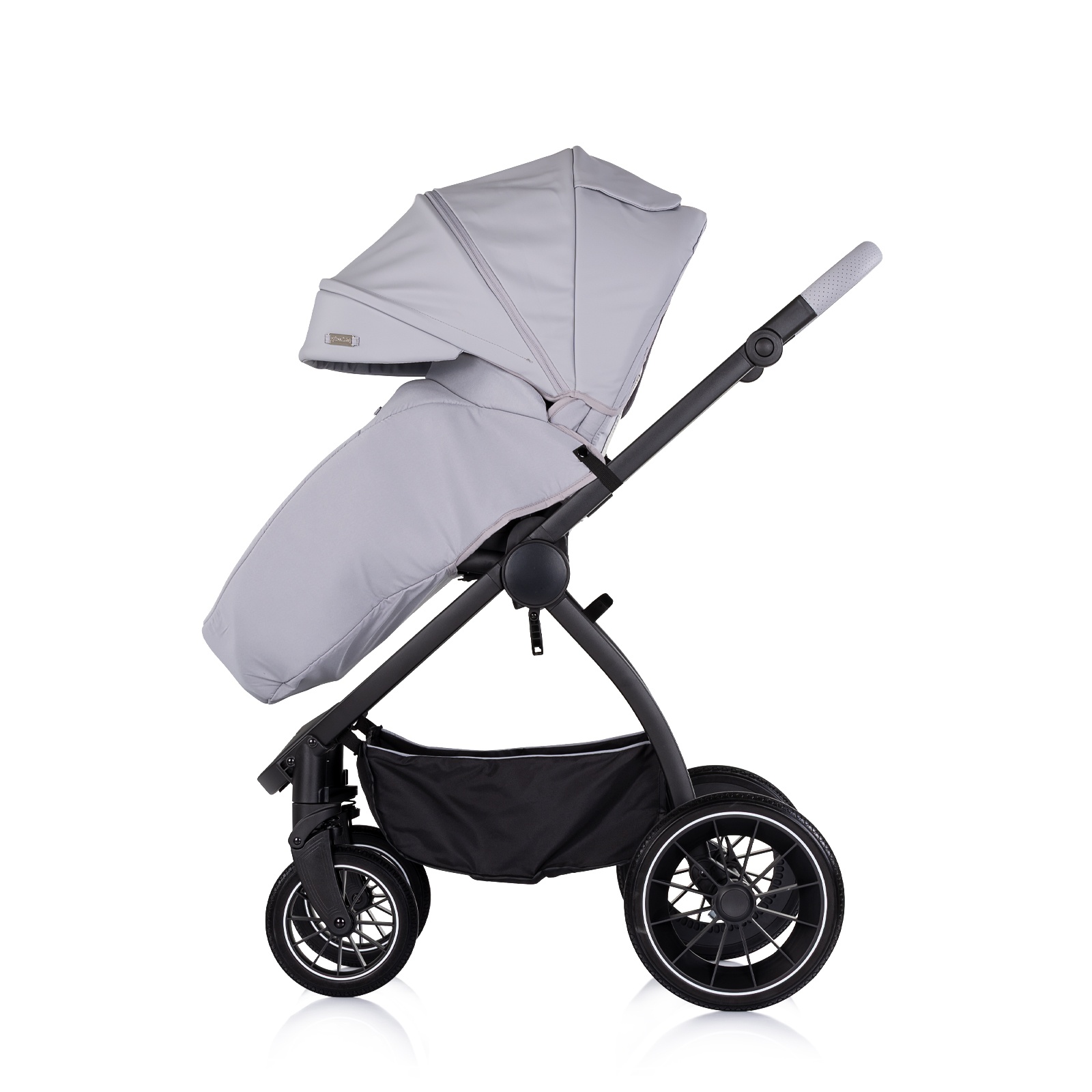 Детска количка 3 в 1 Chipolino Prestige, платина