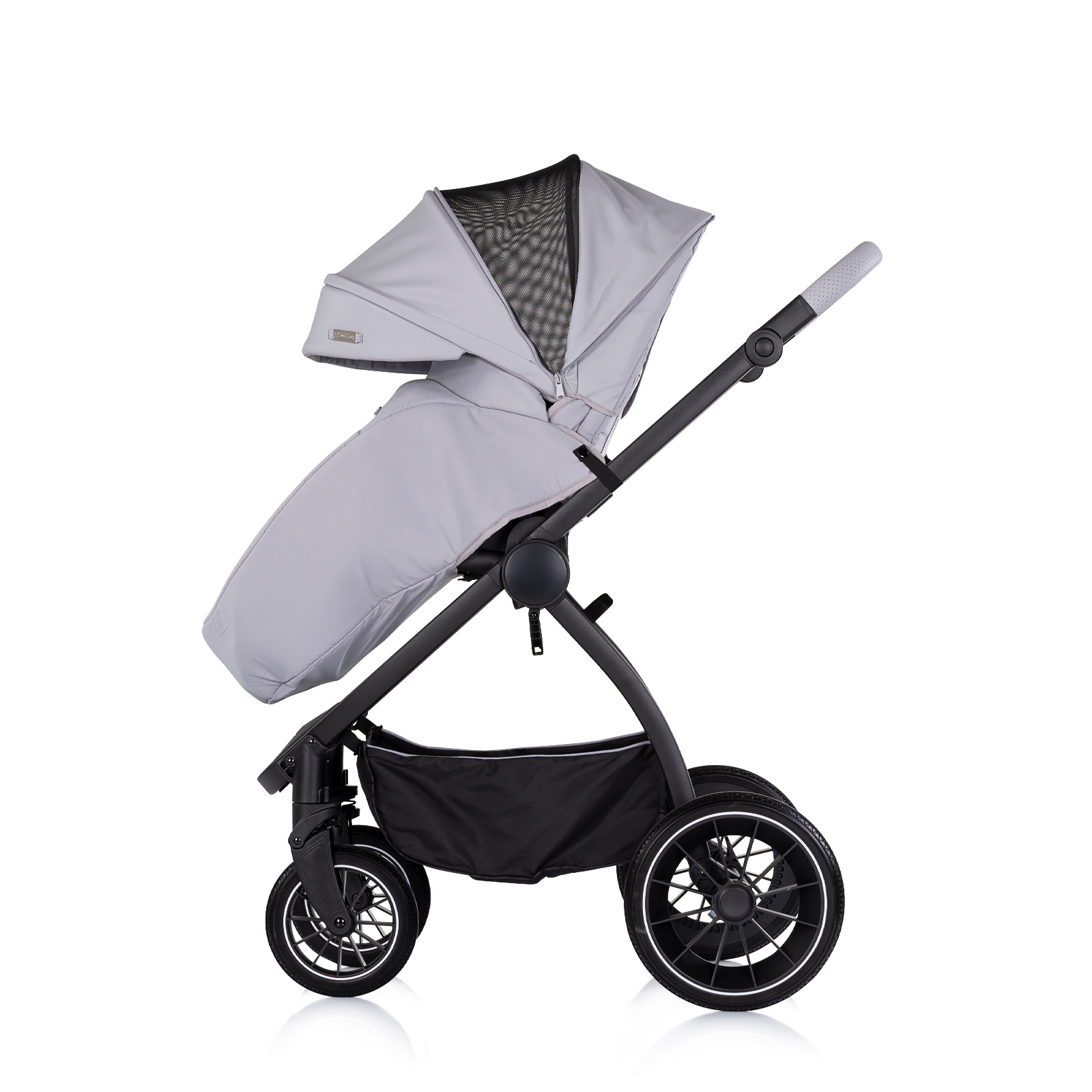Детска количка 3 в 1 Chipolino Prestige, платина