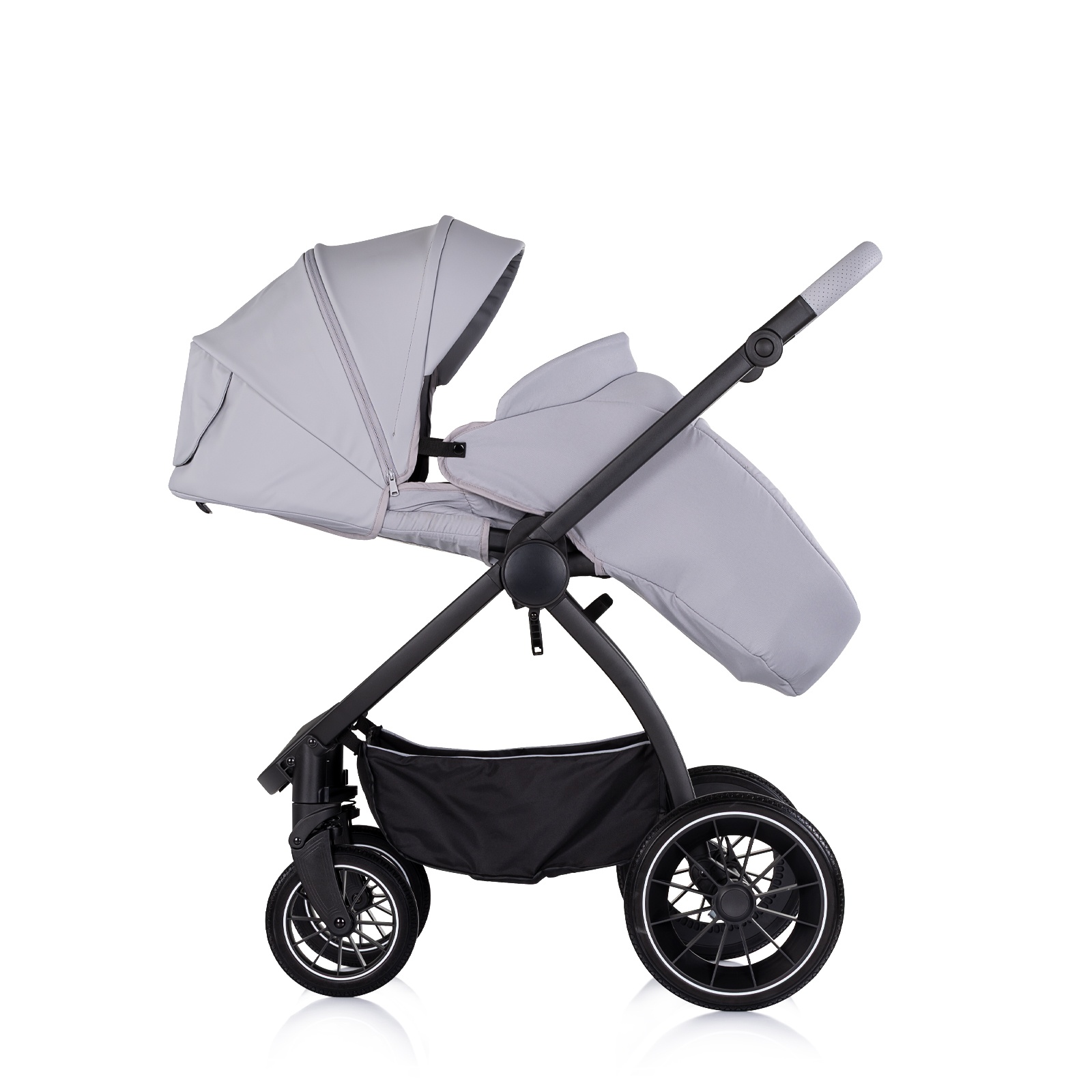 Детска количка 3 в 1 Chipolino Prestige, платина