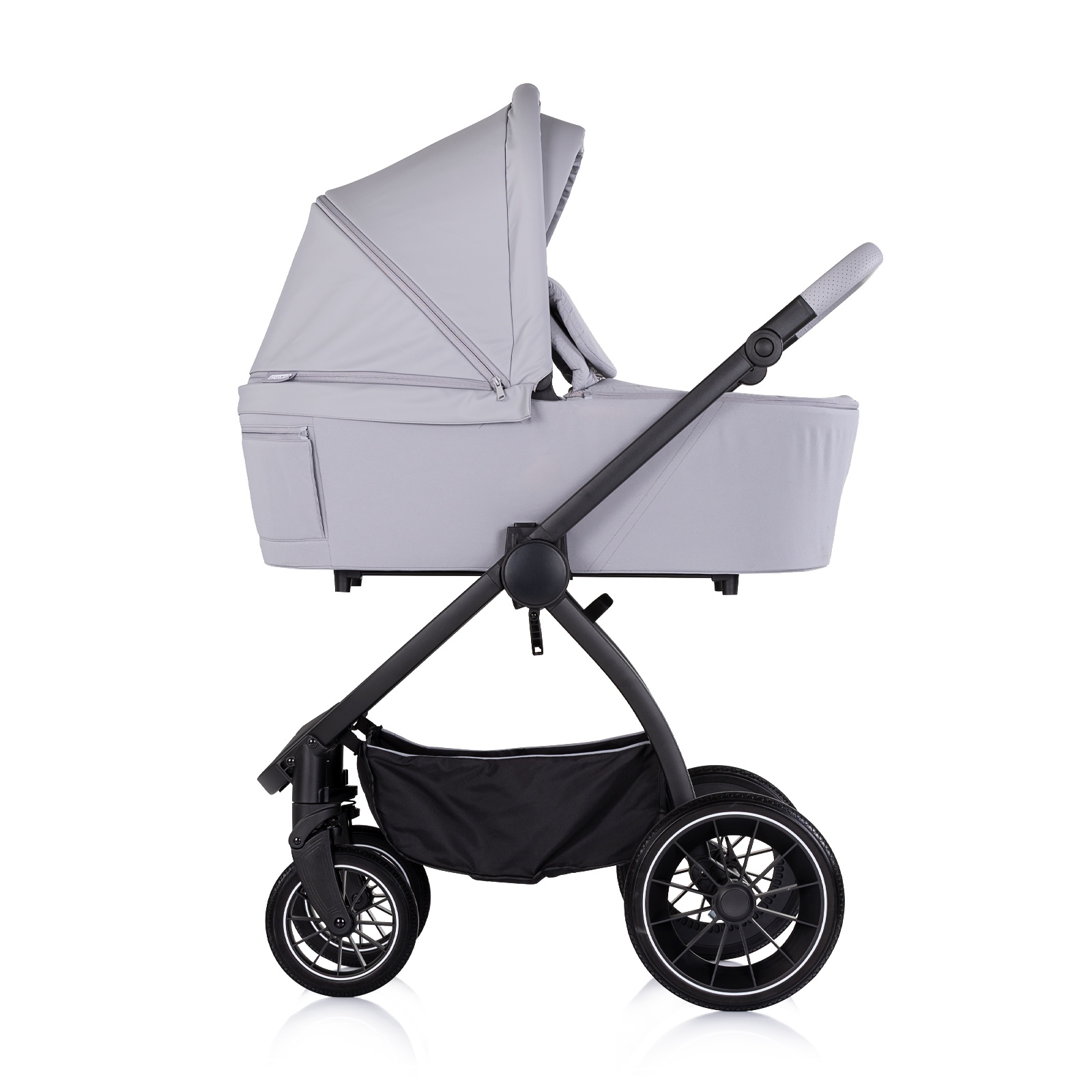 Детска количка 3 в 1 Chipolino Prestige, платина