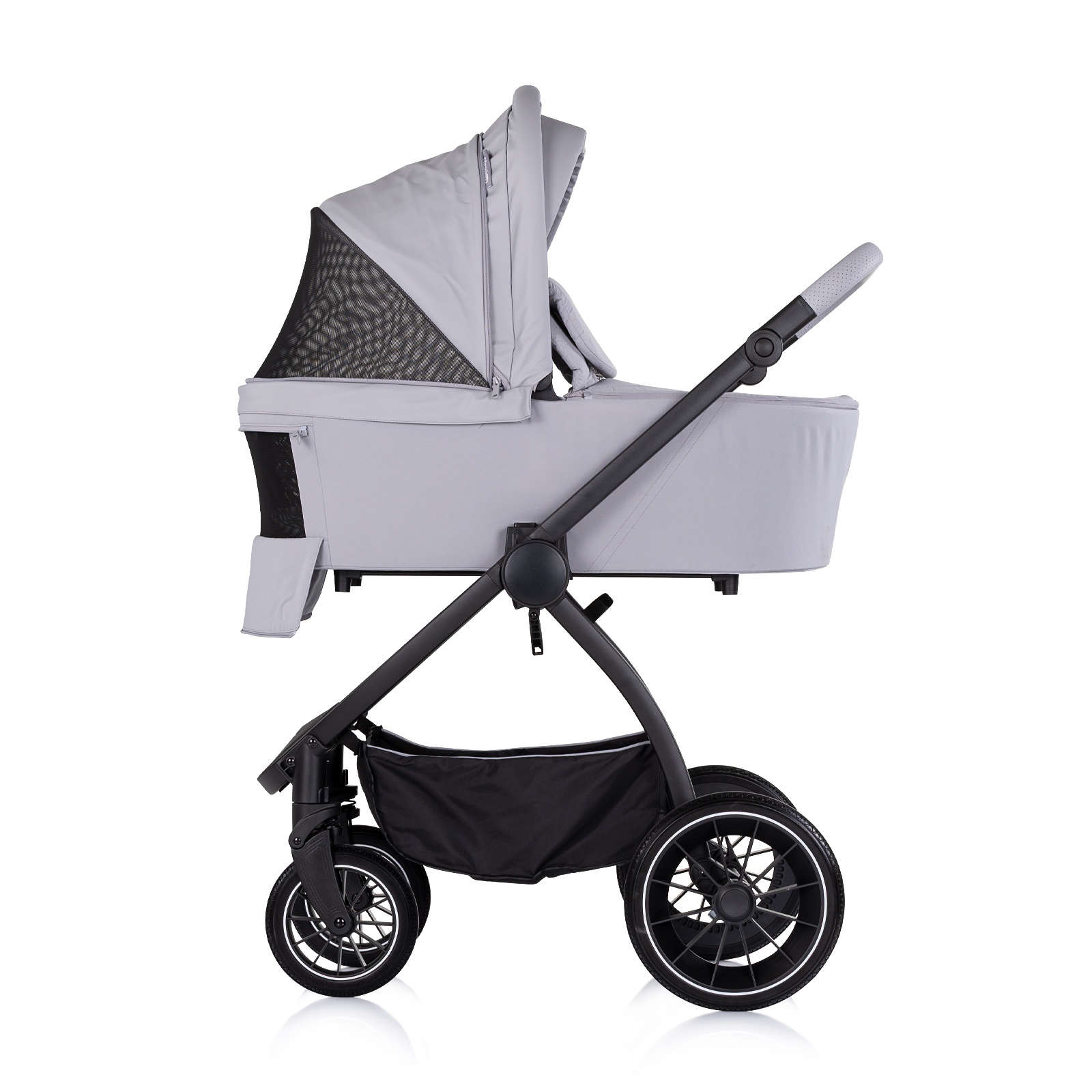 Детска количка 3 в 1 Chipolino Prestige, платина