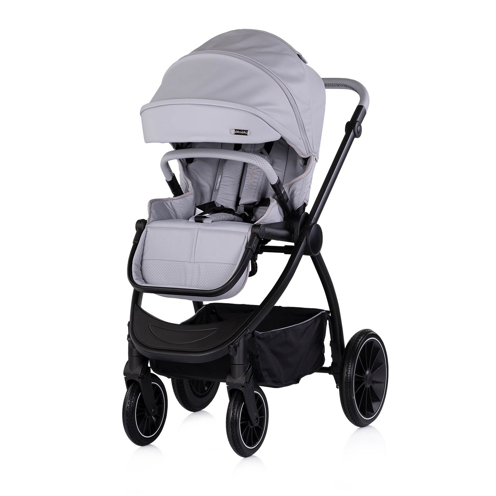 Детска количка 3 в 1 Chipolino Prestige, платина
