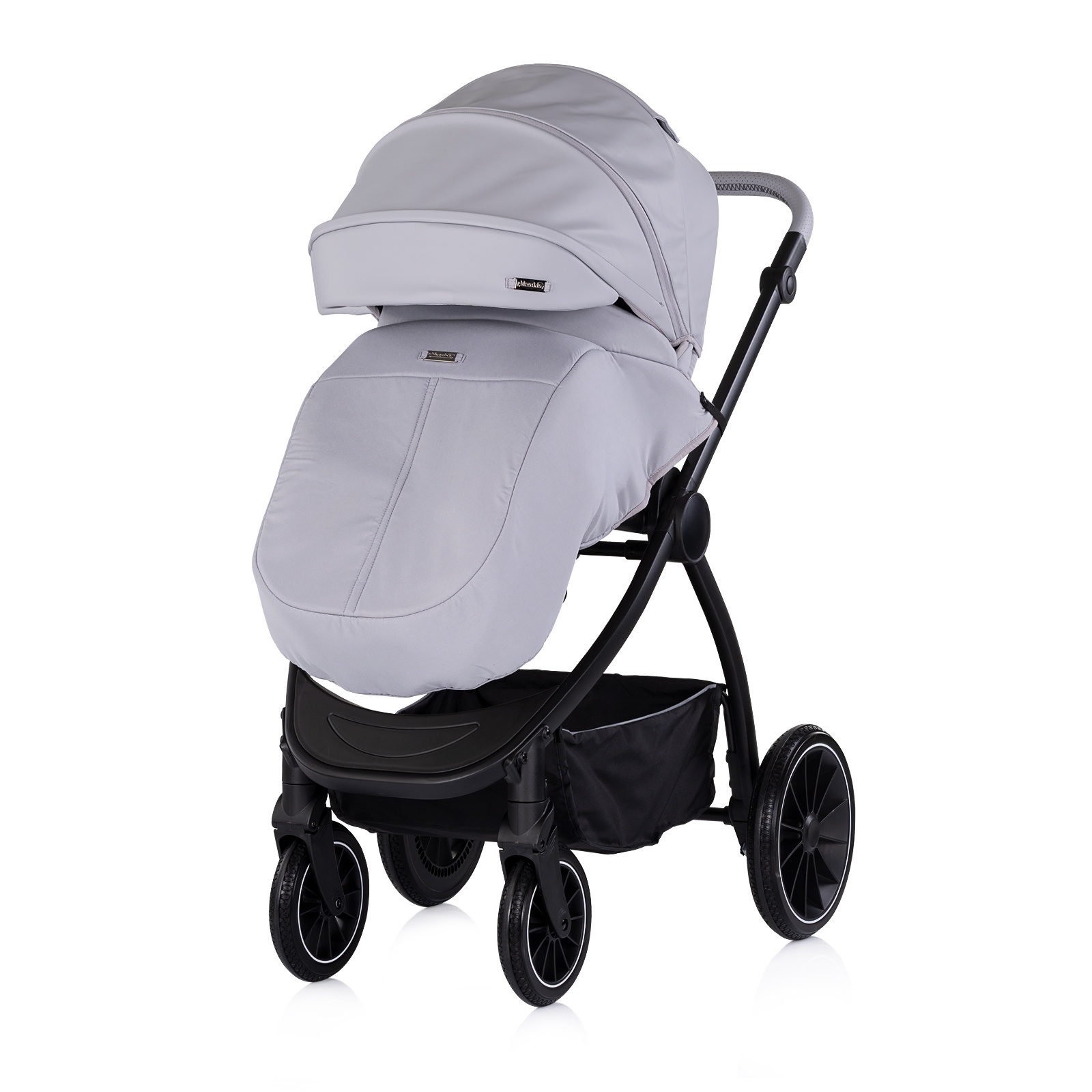 Детска количка 3 в 1 Chipolino Prestige, платина