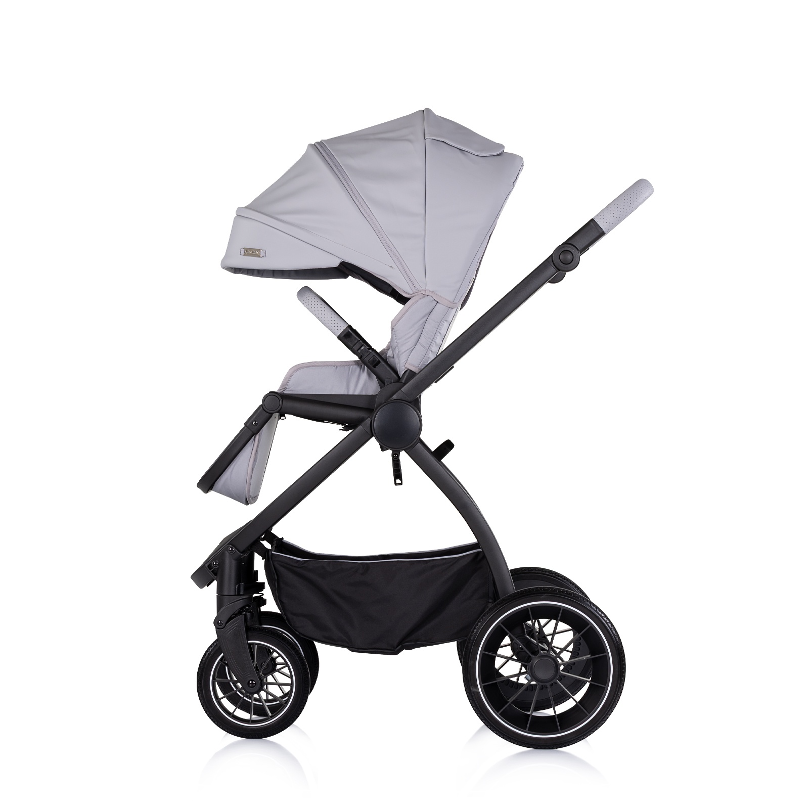 Детска количка 3 в 1 Chipolino Prestige, платина