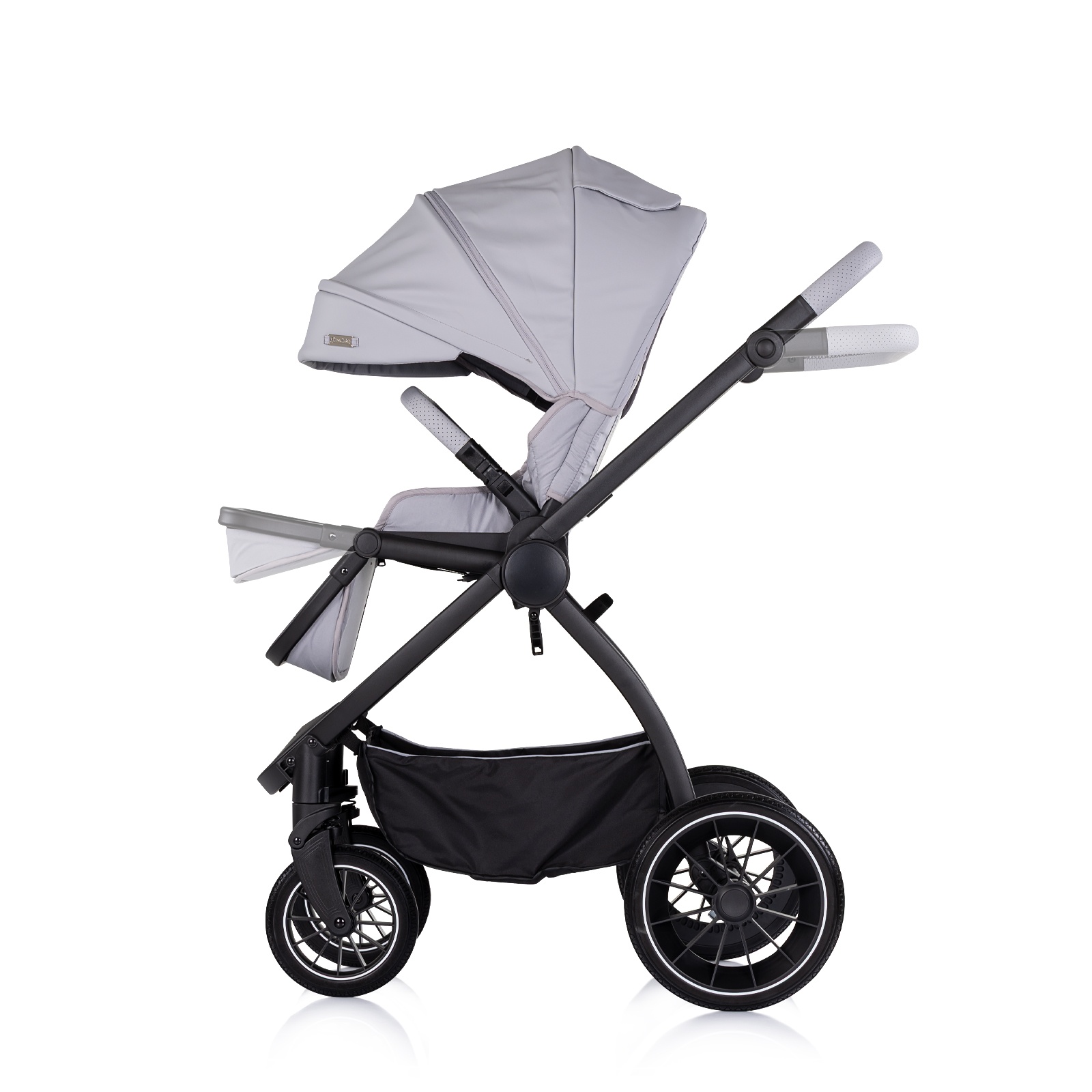 Детска количка 3 в 1 Chipolino Prestige, платина