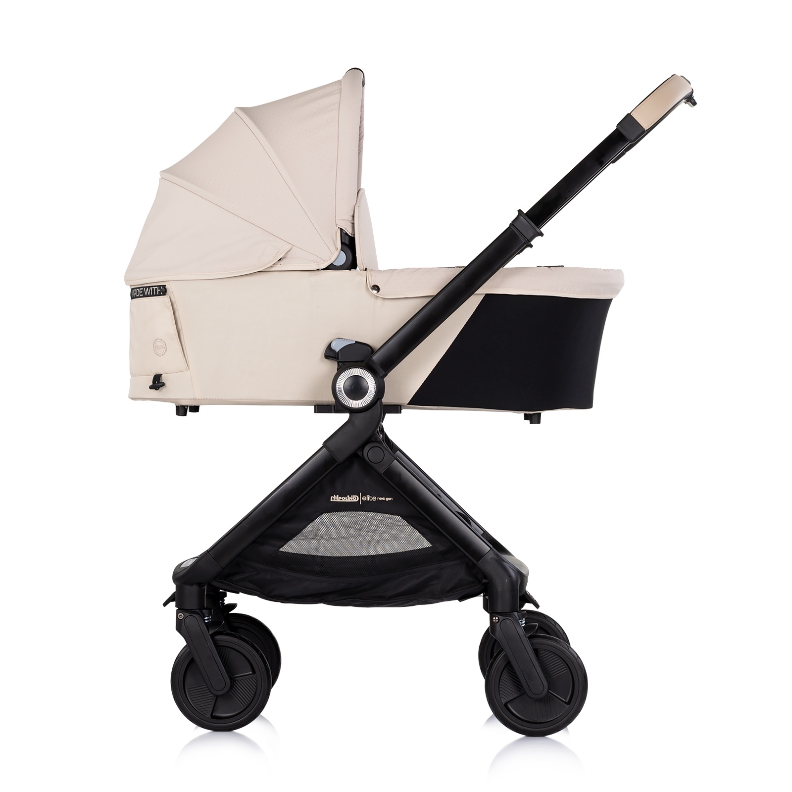Детска количка Chipolino Elite Next Gen до 22 кг, лате — снимка 5