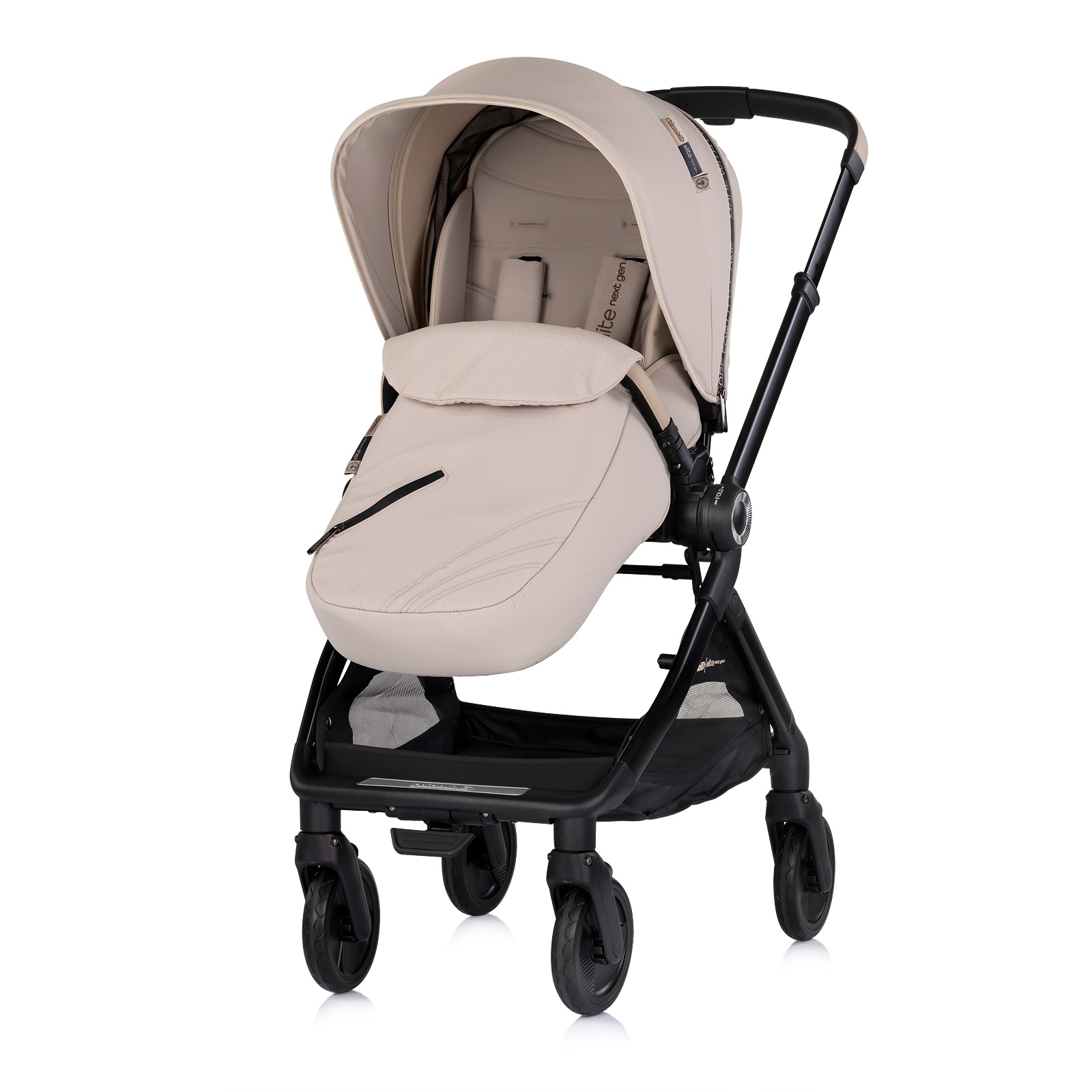 Детска количка Chipolino Elite Next Gen до 22 кг, лате — снимка 8