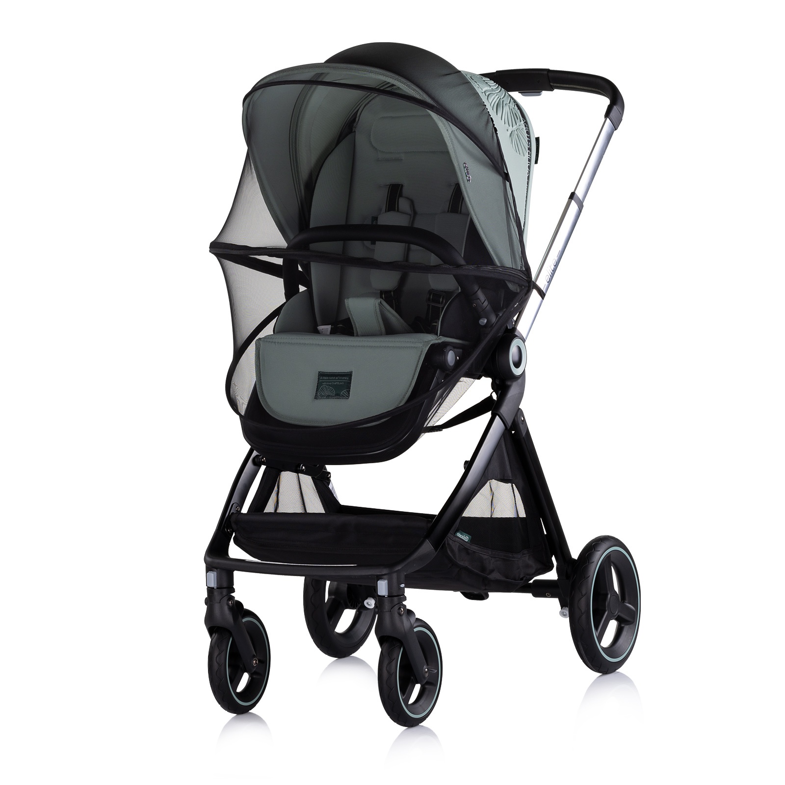 Детска количка 3 в 1 Chipolino Elite до 22 кг, босилек — снимка 9