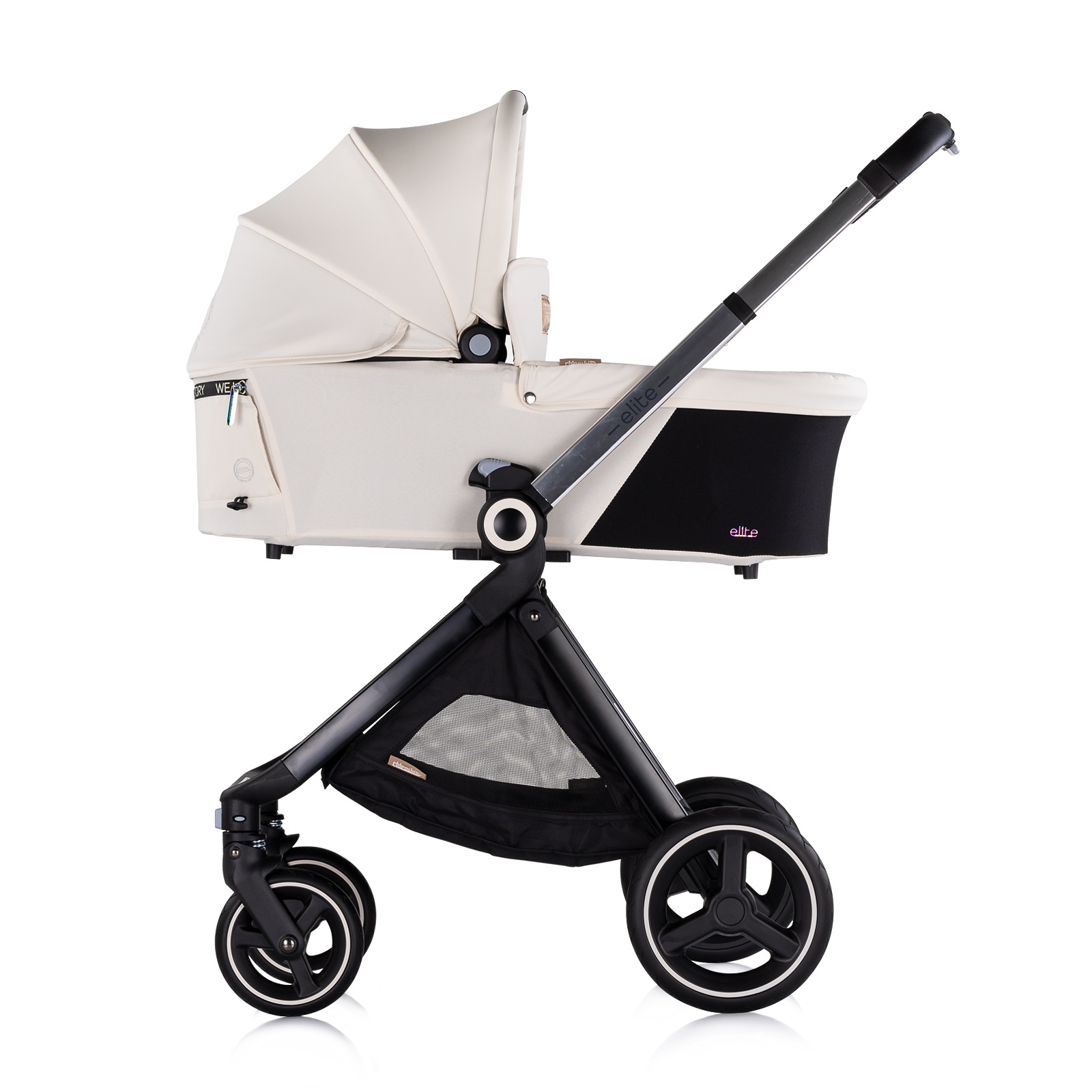 Детска количка 3 в 1 Chipolino Elite до 22 кг, бишкота — снимка 5