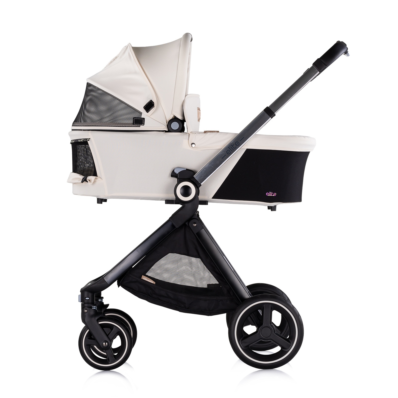 Детска количка 3 в 1 Chipolino Elite до 22 кг, бишкота — снимка 6