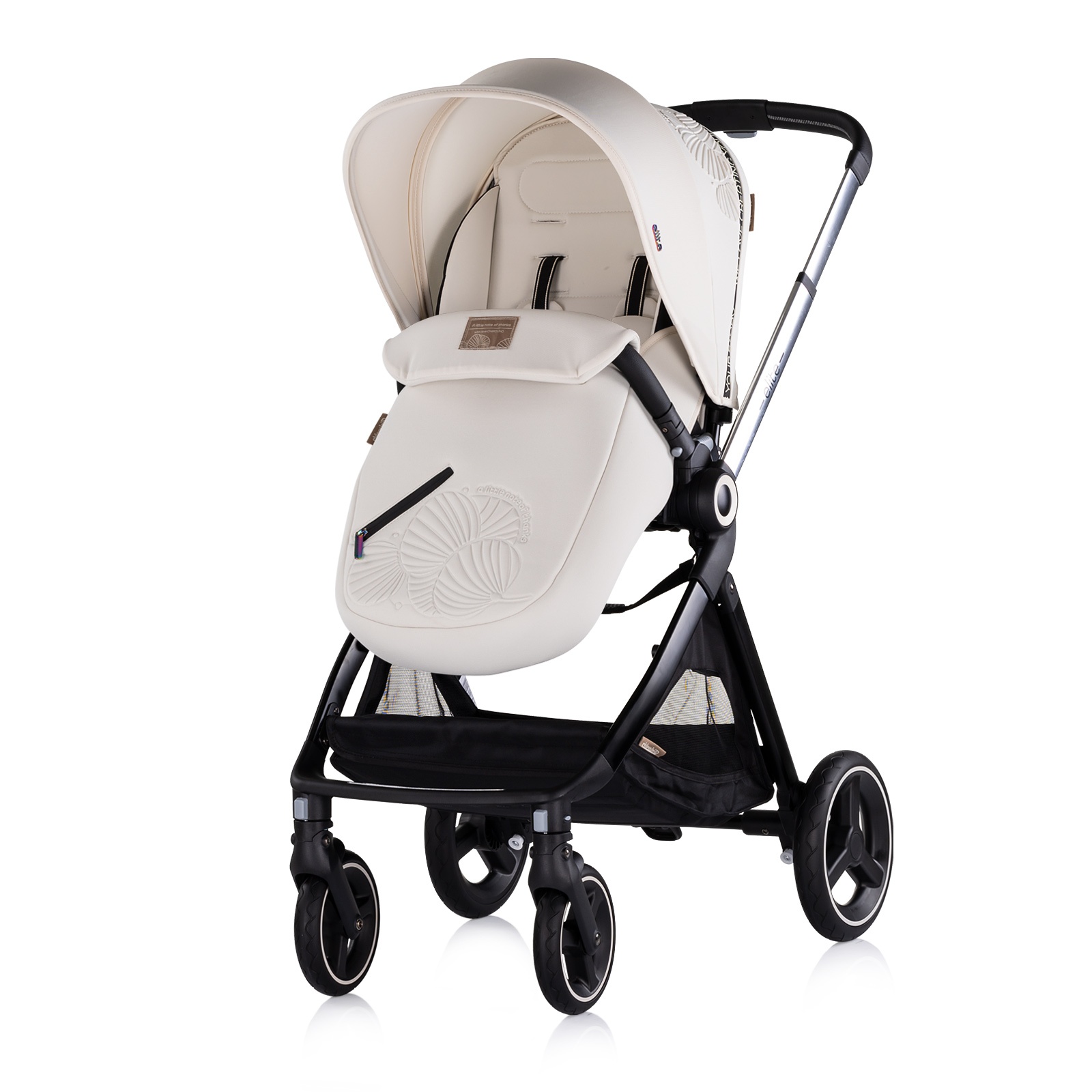 Детска количка 3 в 1 Chipolino Elite до 22 кг, бишкота — снимка 8