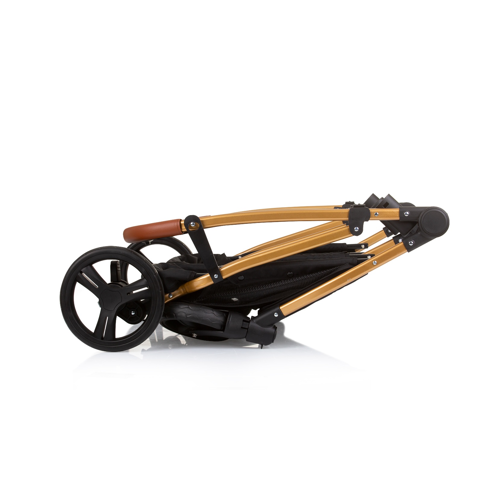 Количка за близнаци Chipolino Duo Smart, обсидиан и злато — снимка 12
