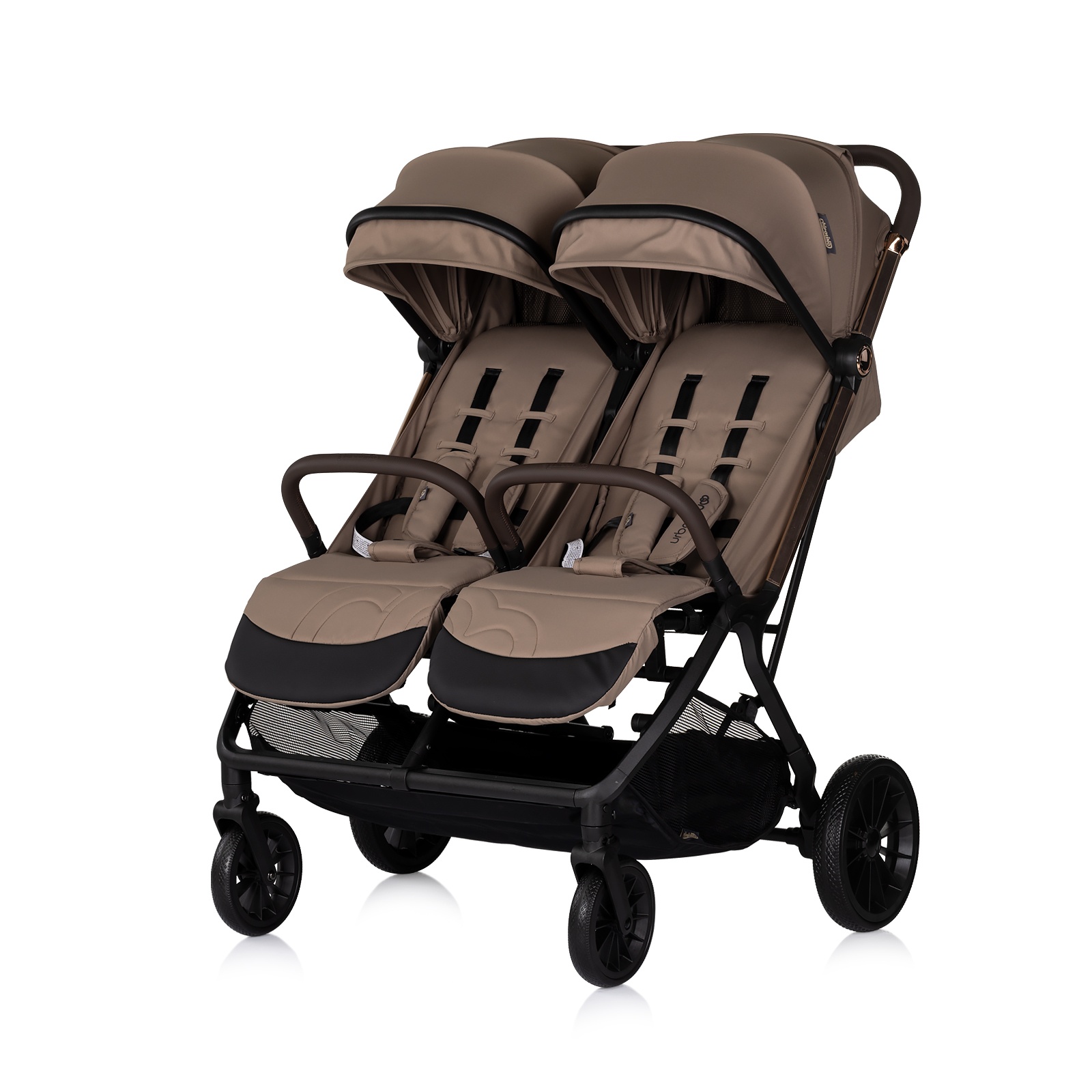 Количка за близнаци Chipolino Urban Duo, лате