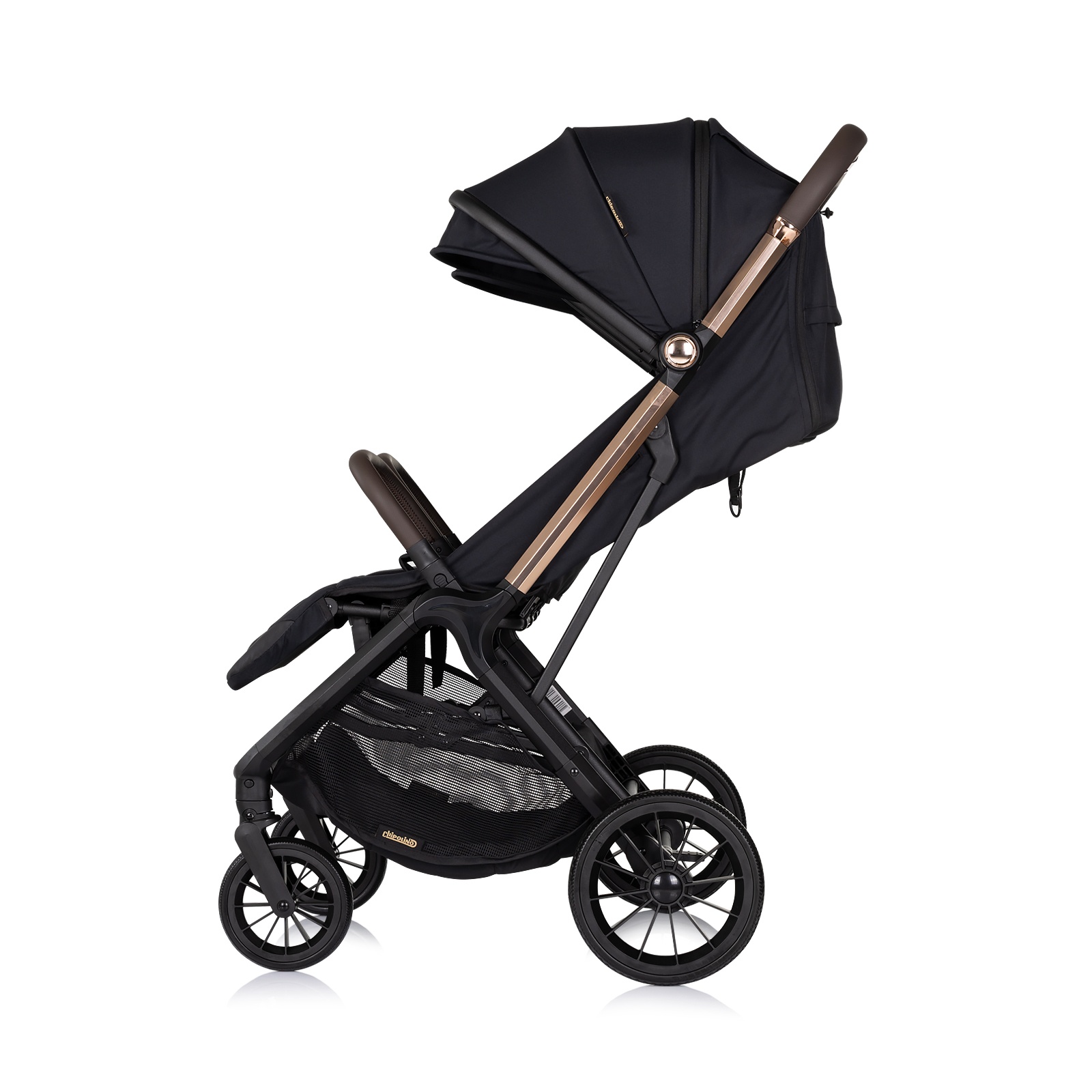Количка за близнаци Chipolino Urban Duo, черна
