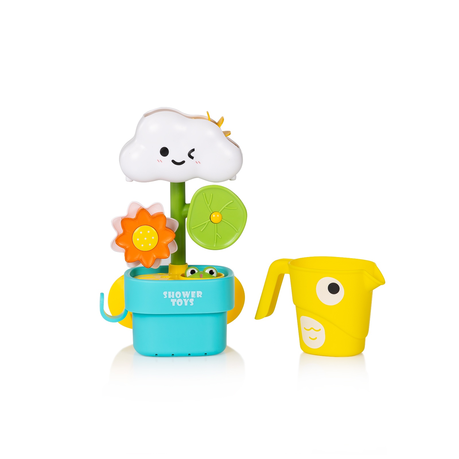 Играчка за баня Chipolino Облаче с чашка и вендузки