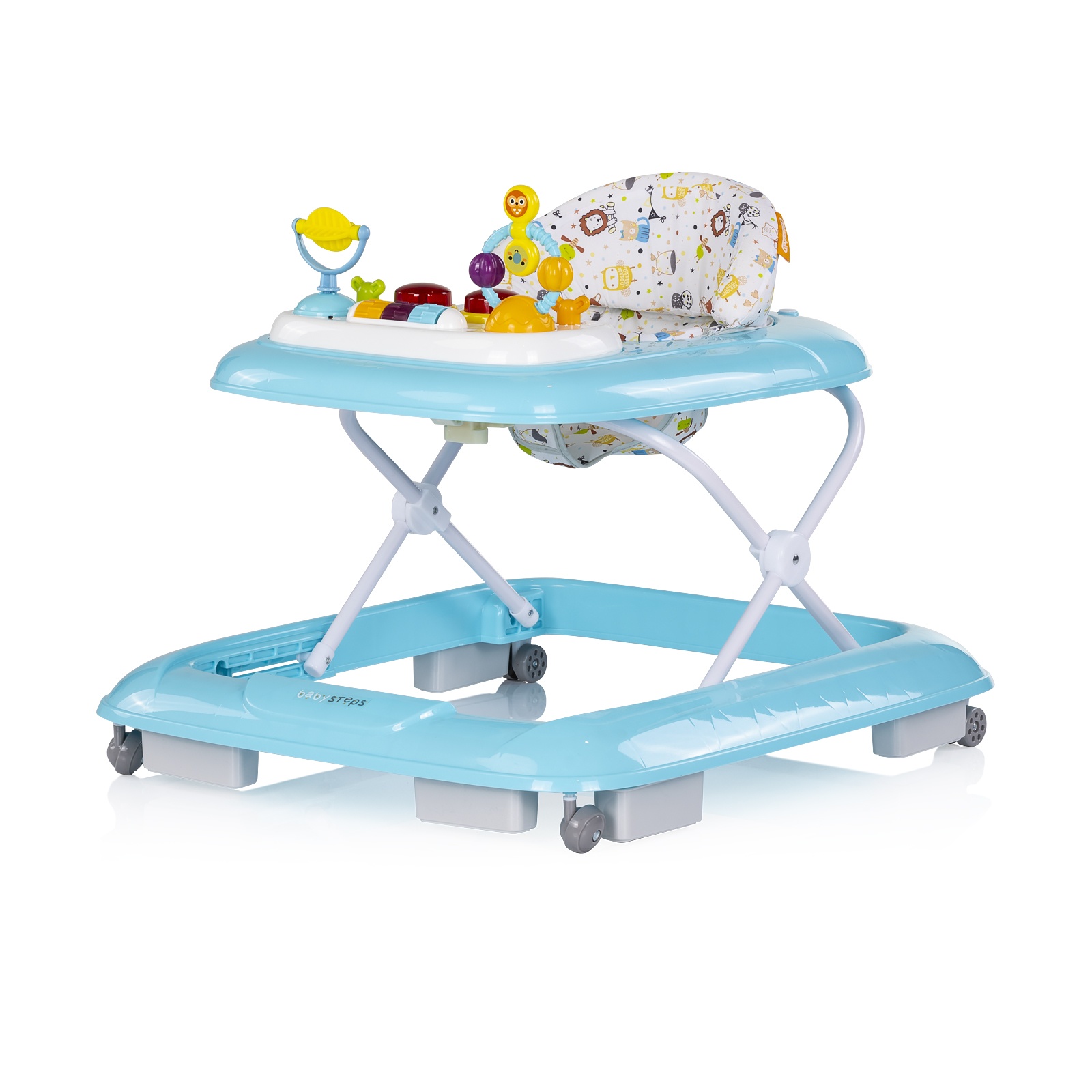 Бебешка проходилка Chipolino Baby Steps с музика, синя