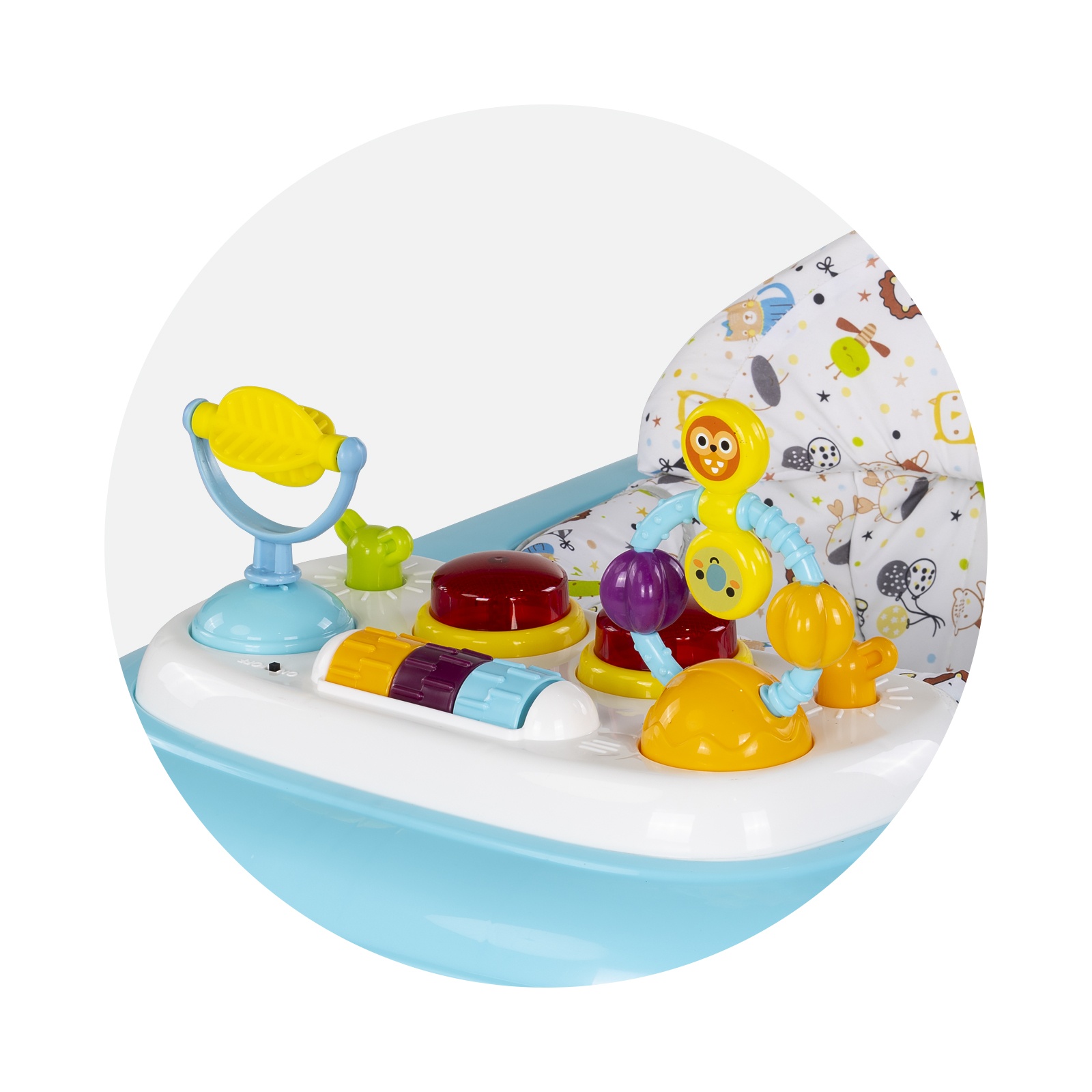 Бебешка проходилка Chipolino Baby Steps с музика, синя