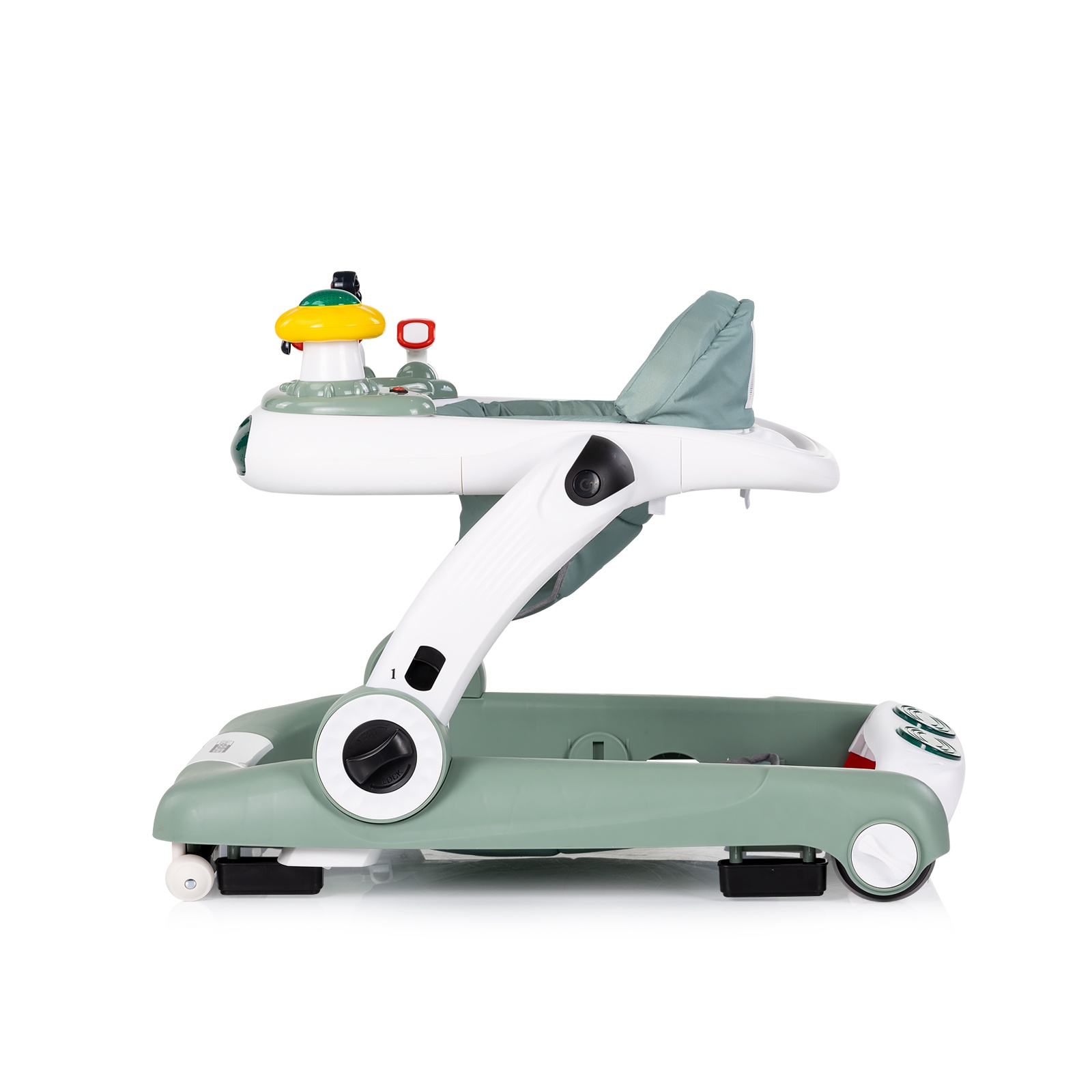 Бебешка проходилка 4 в 1 Chipolino Little Explorer, зелена