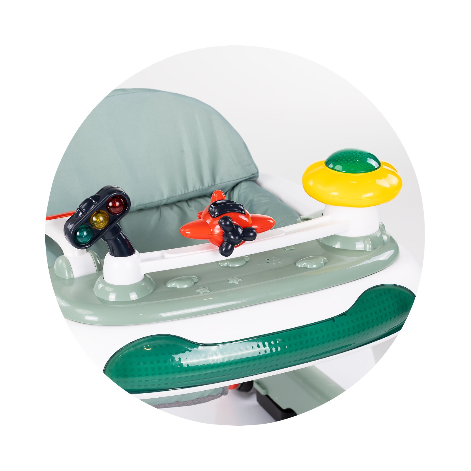 Бебешка проходилка 4 в 1 Chipolino Little Explorer, зелена