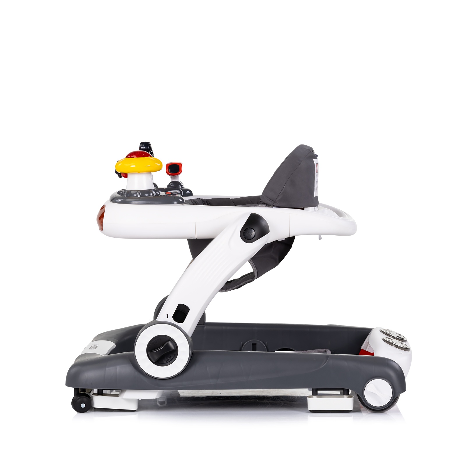 Бебешка проходилка 4 в 1 Chipolino Little Explorer, сива