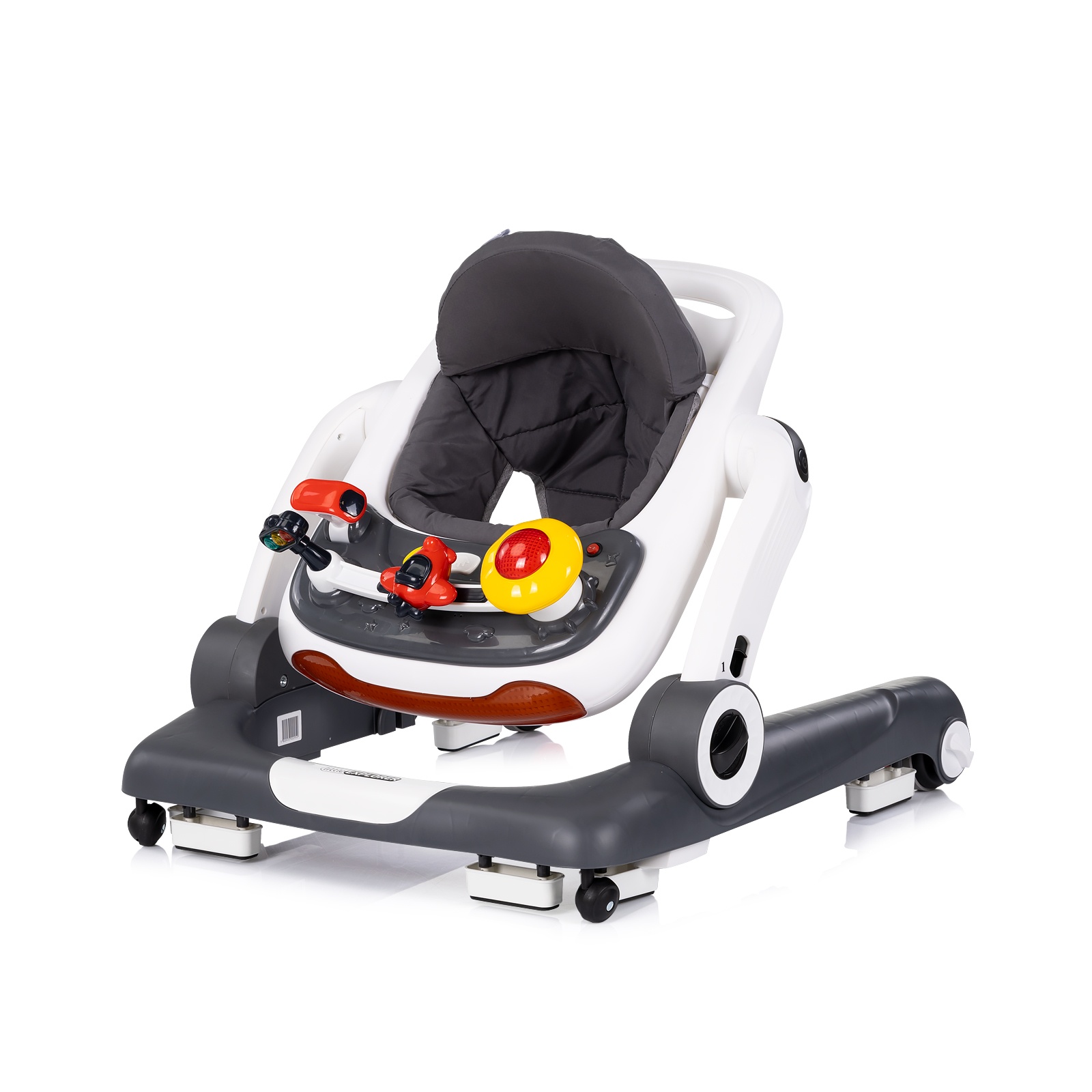 Бебешка проходилка 4 в 1 Chipolino Little Explorer, сива