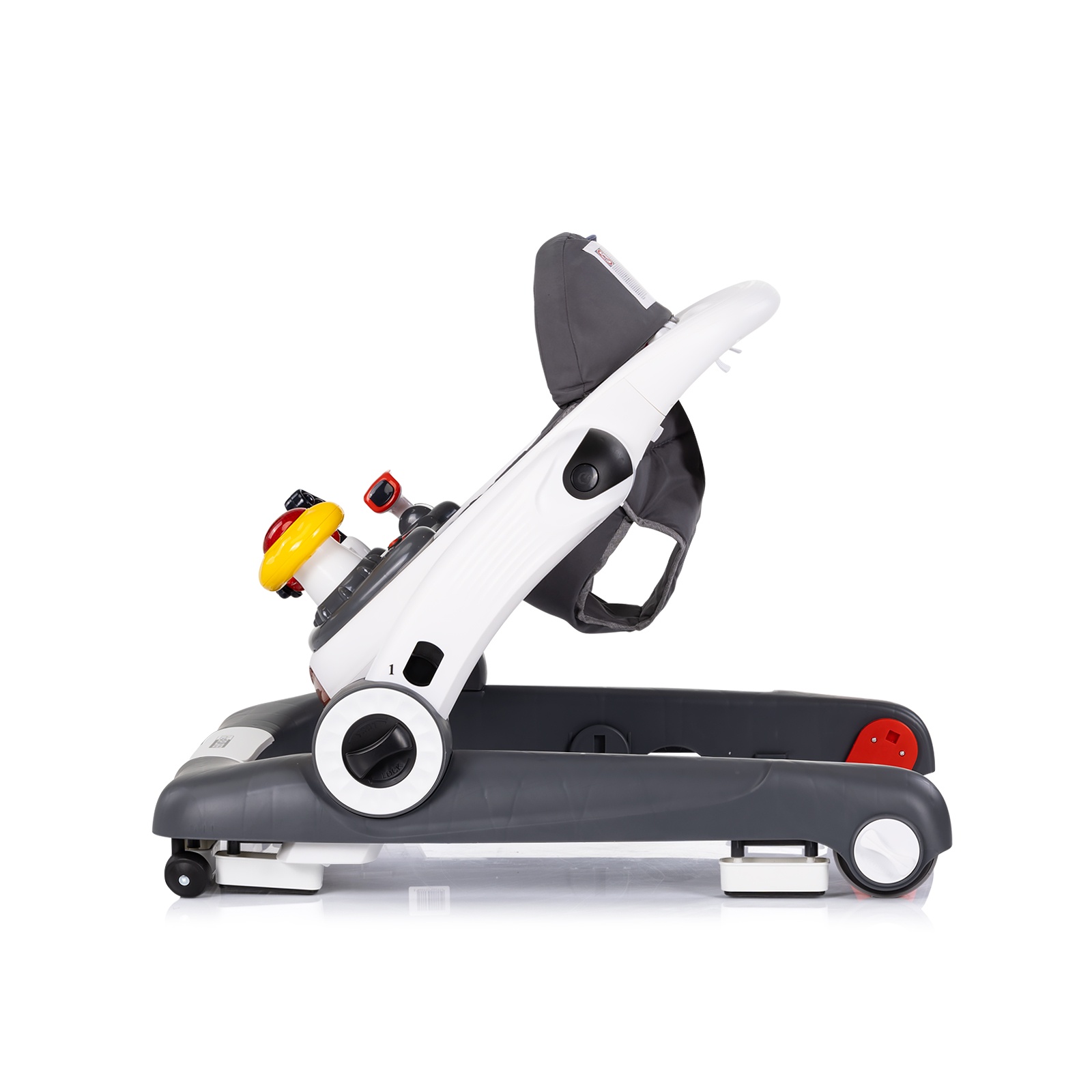 Бебешка проходилка 4 в 1 Chipolino Little Explorer, сива