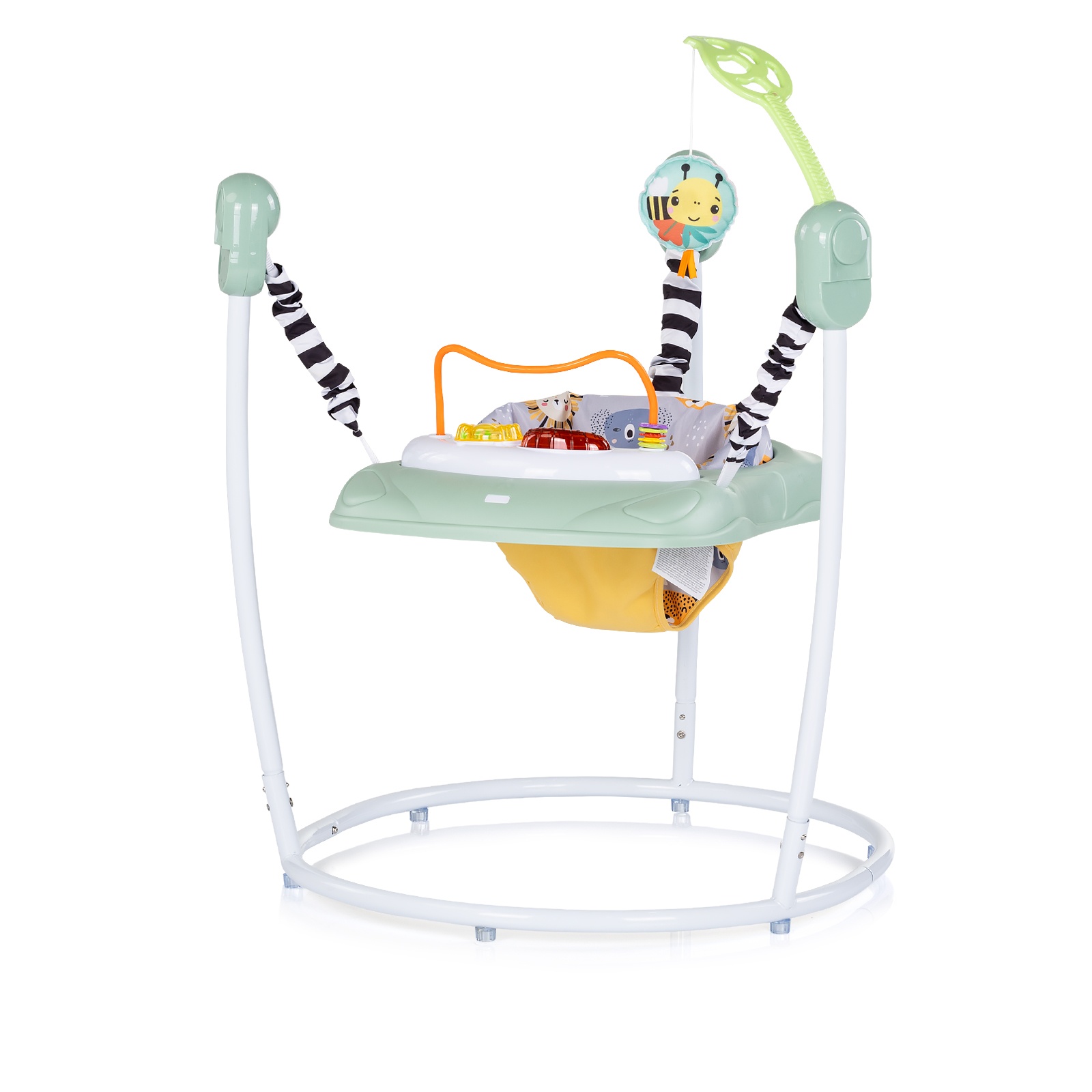Активен център с подскачане Chipolino Jumpy Car, мента