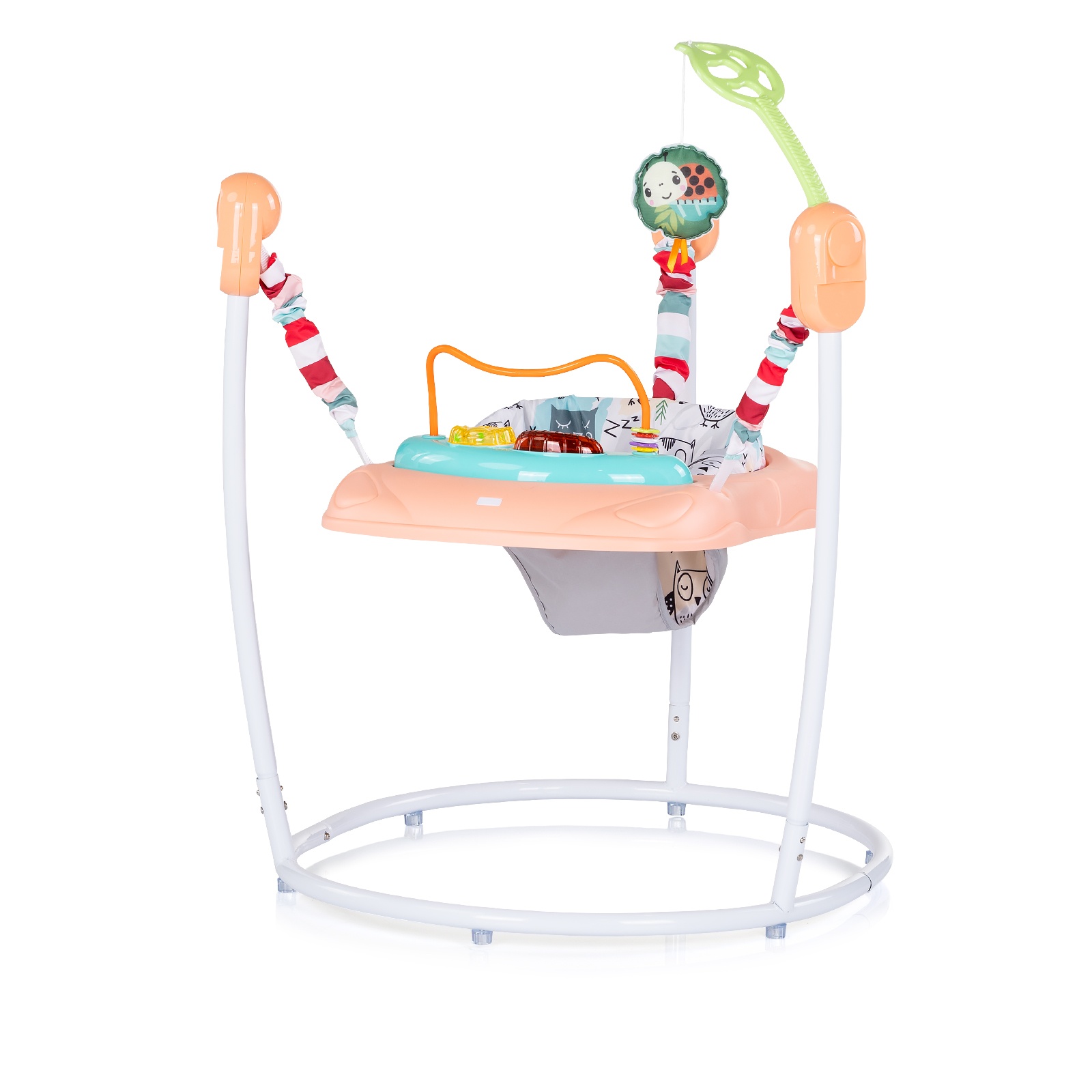 Активен център с подскачане Chipolino Jumpy Car, розов