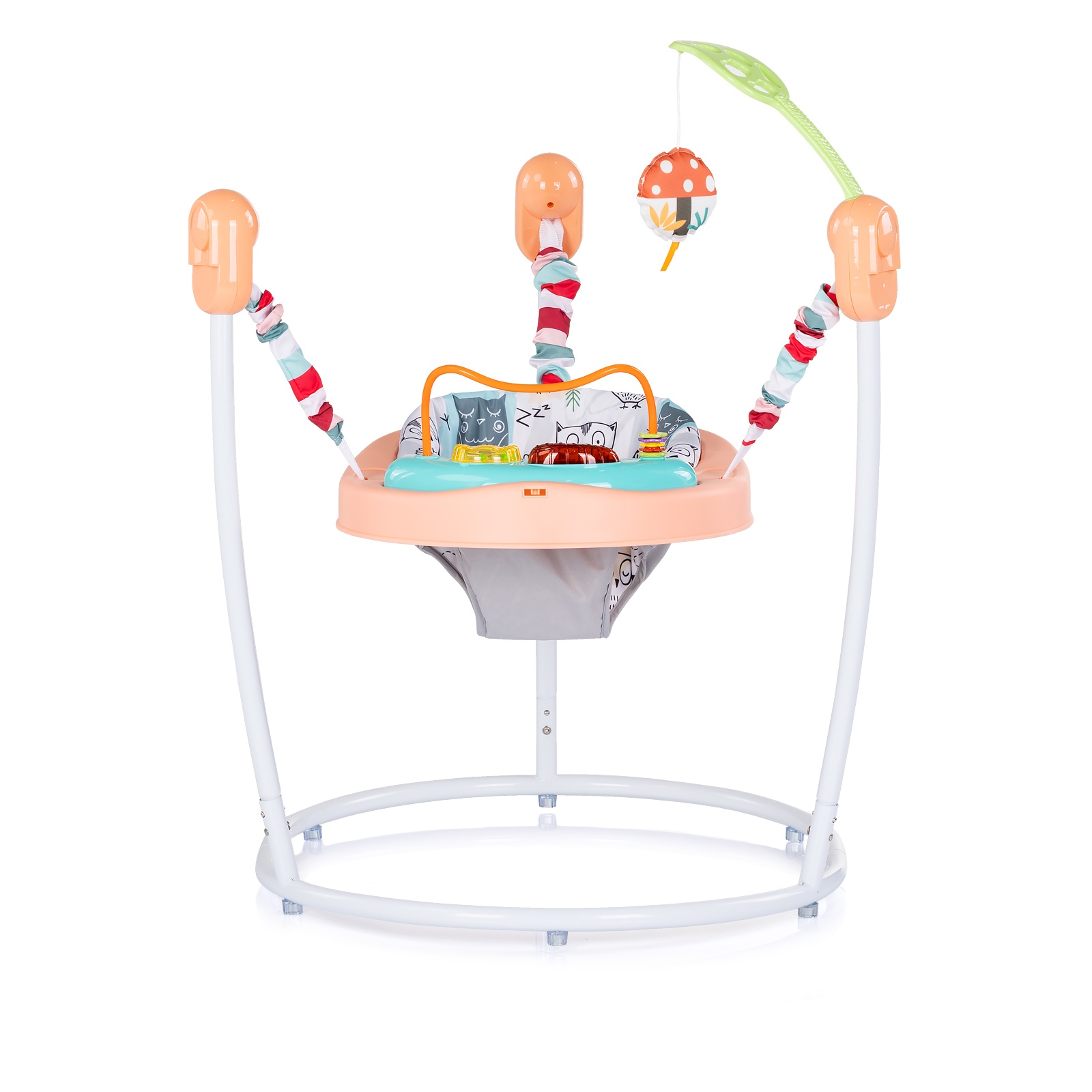 Активен център с подскачане Chipolino Jumpy Joy, розов