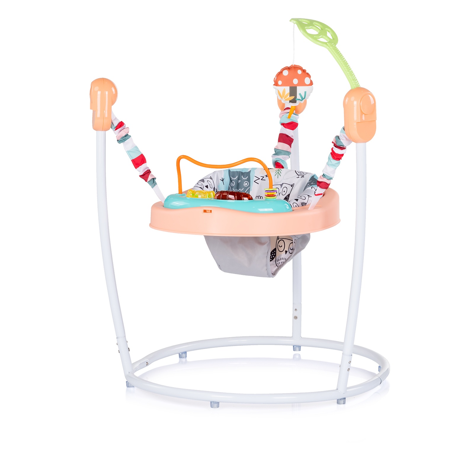Активен център с подскачане Chipolino Jumpy Joy, розов