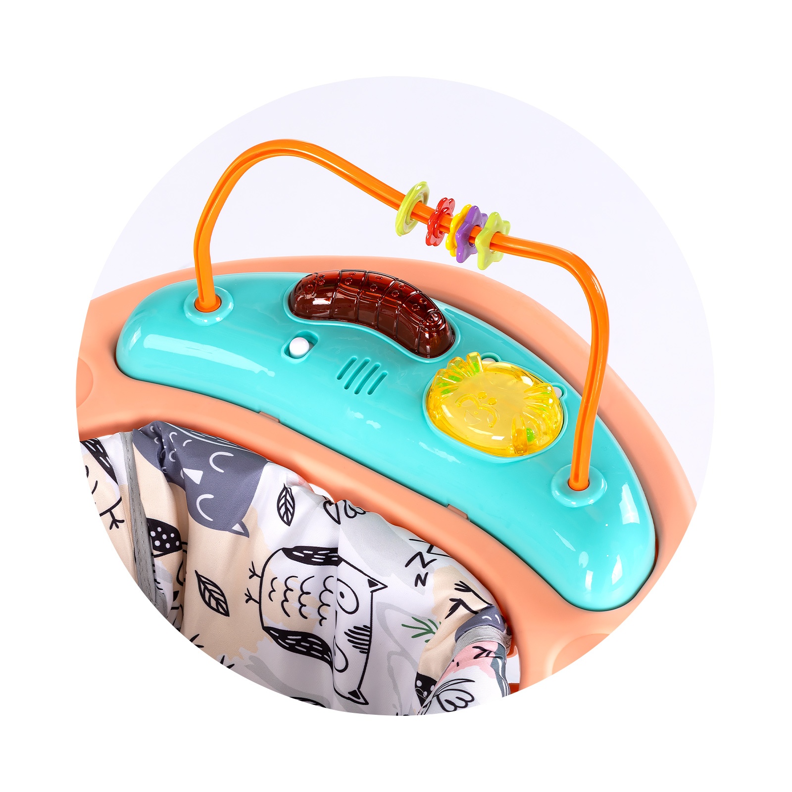 Активен център с подскачане Chipolino Jumpy Joy, розов