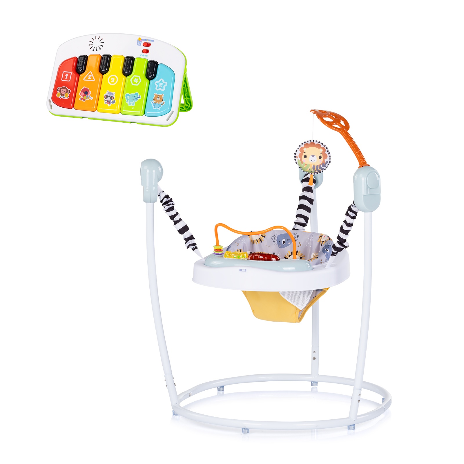 Активен център с подскачане Chipolino Jumpy Joy, син