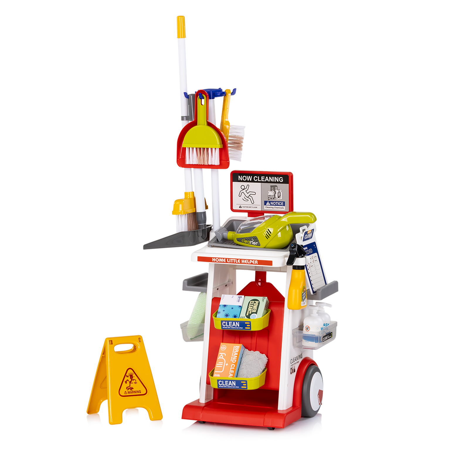 Детски комплект за почистване с прахосмукачка Chipolino Little Helper