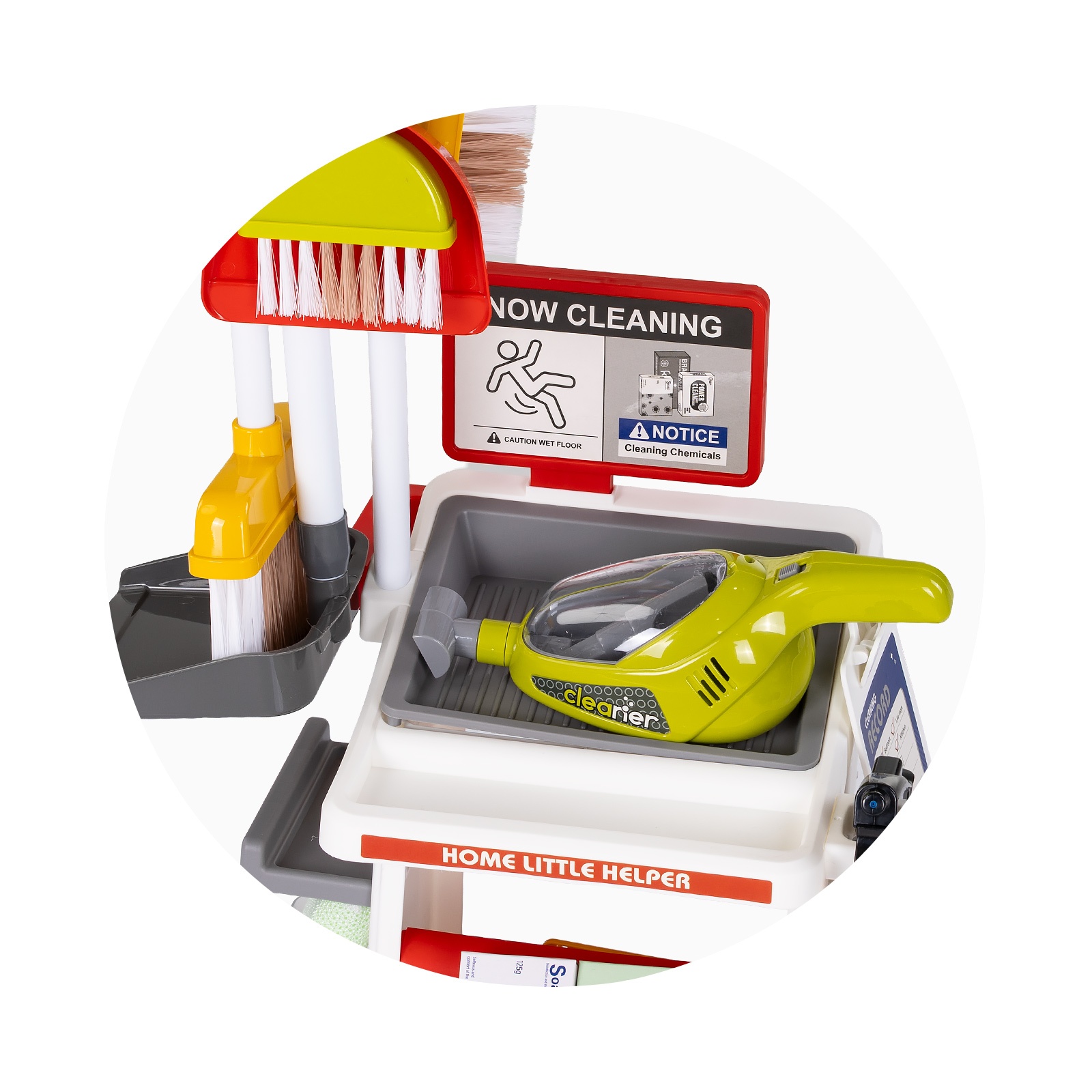 Детски комплект за почистване с прахосмукачка Chipolino Little Helper — снимка 10