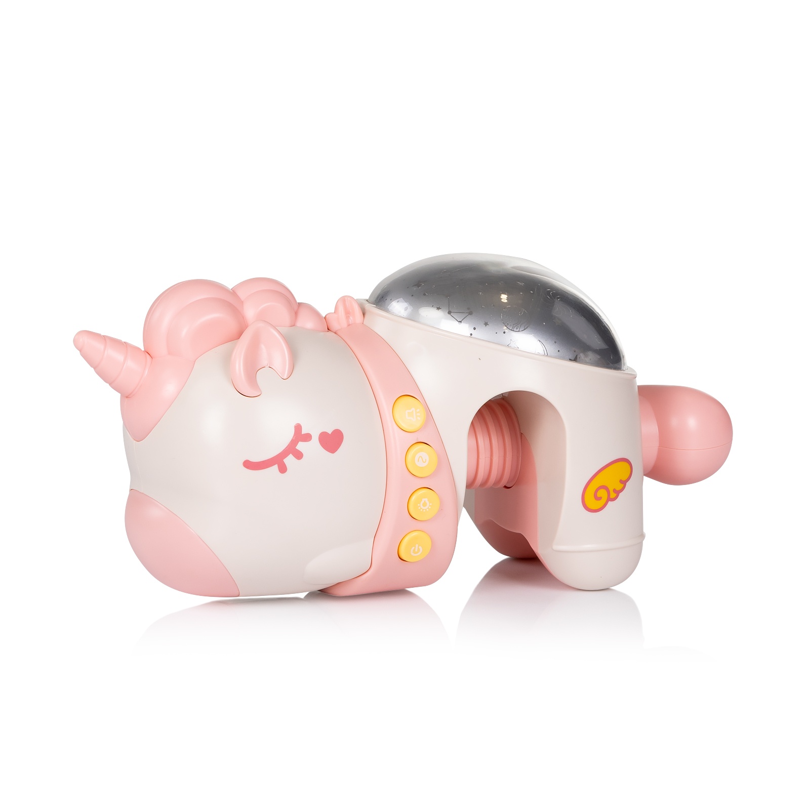 Играчка за легло с проектор Chipolino Еднорог, розова