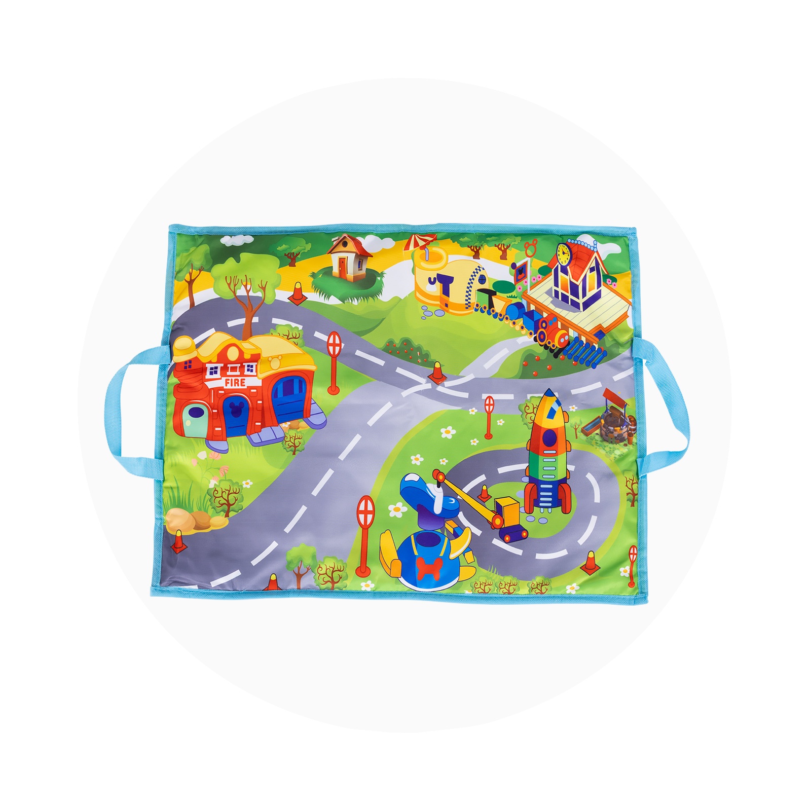 Комплект постелка за игра Chipolino с 4 меки колички — снимка 5