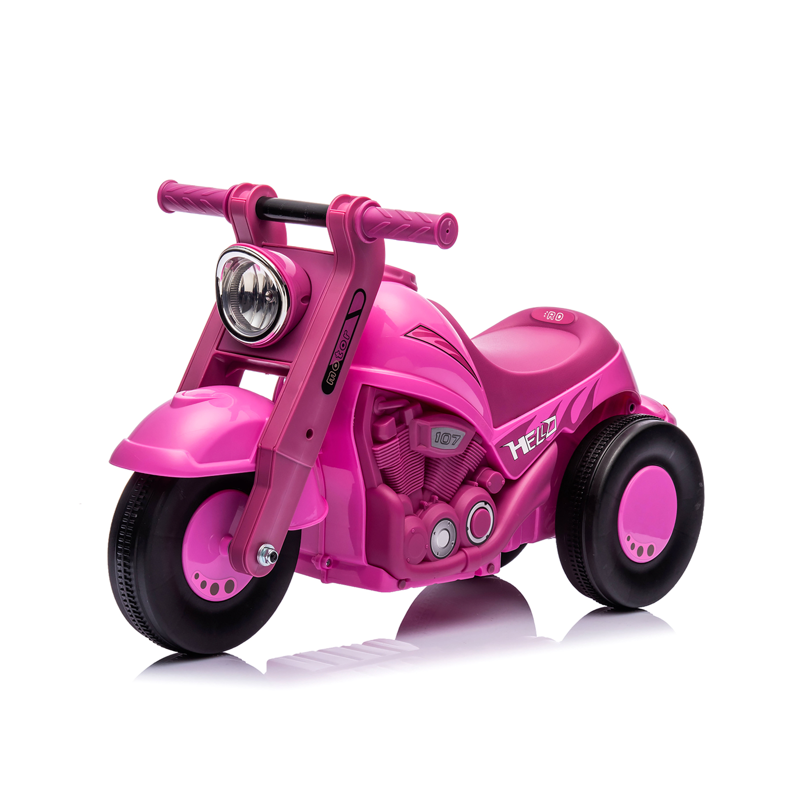Мотор за яздене Chipolino Bubble Rider с музика и балончета, розов