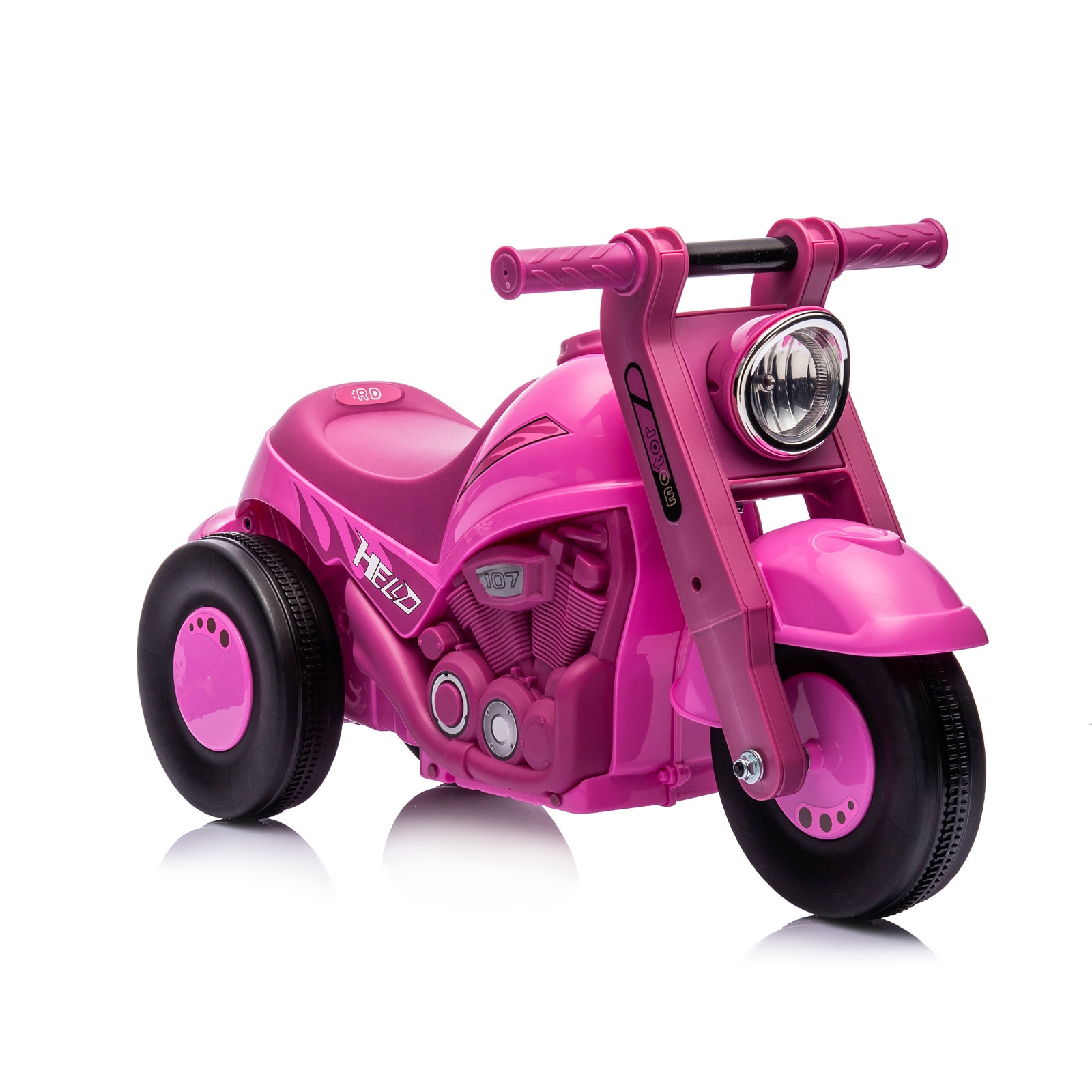 Мотор за яздене Chipolino Bubble Rider с музика и балончета, розов — снимка 6