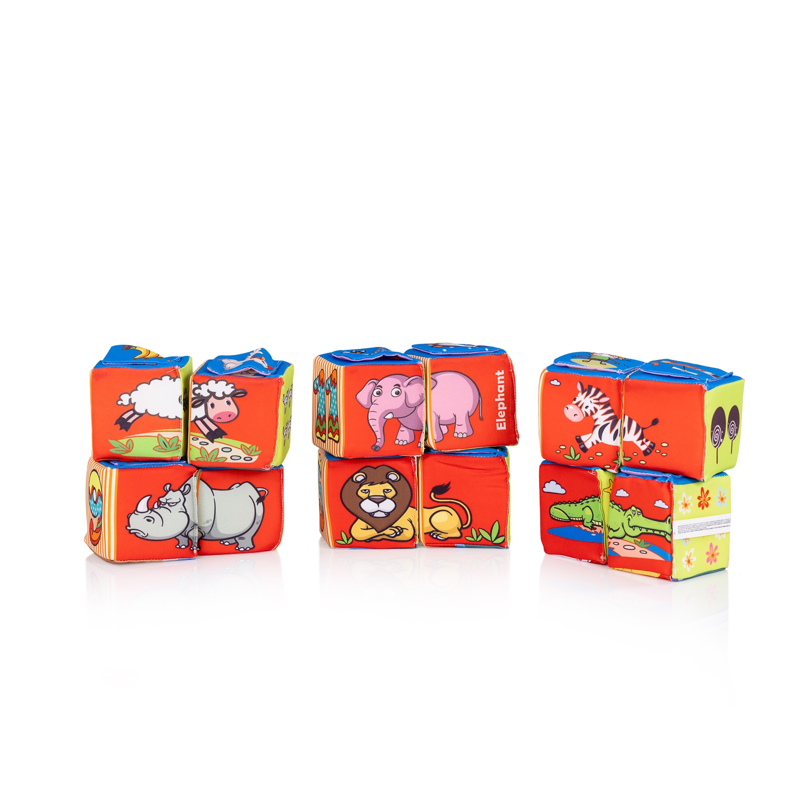 Меки кубчета за игра Chipolino, комплект 12 броя — снимка 5