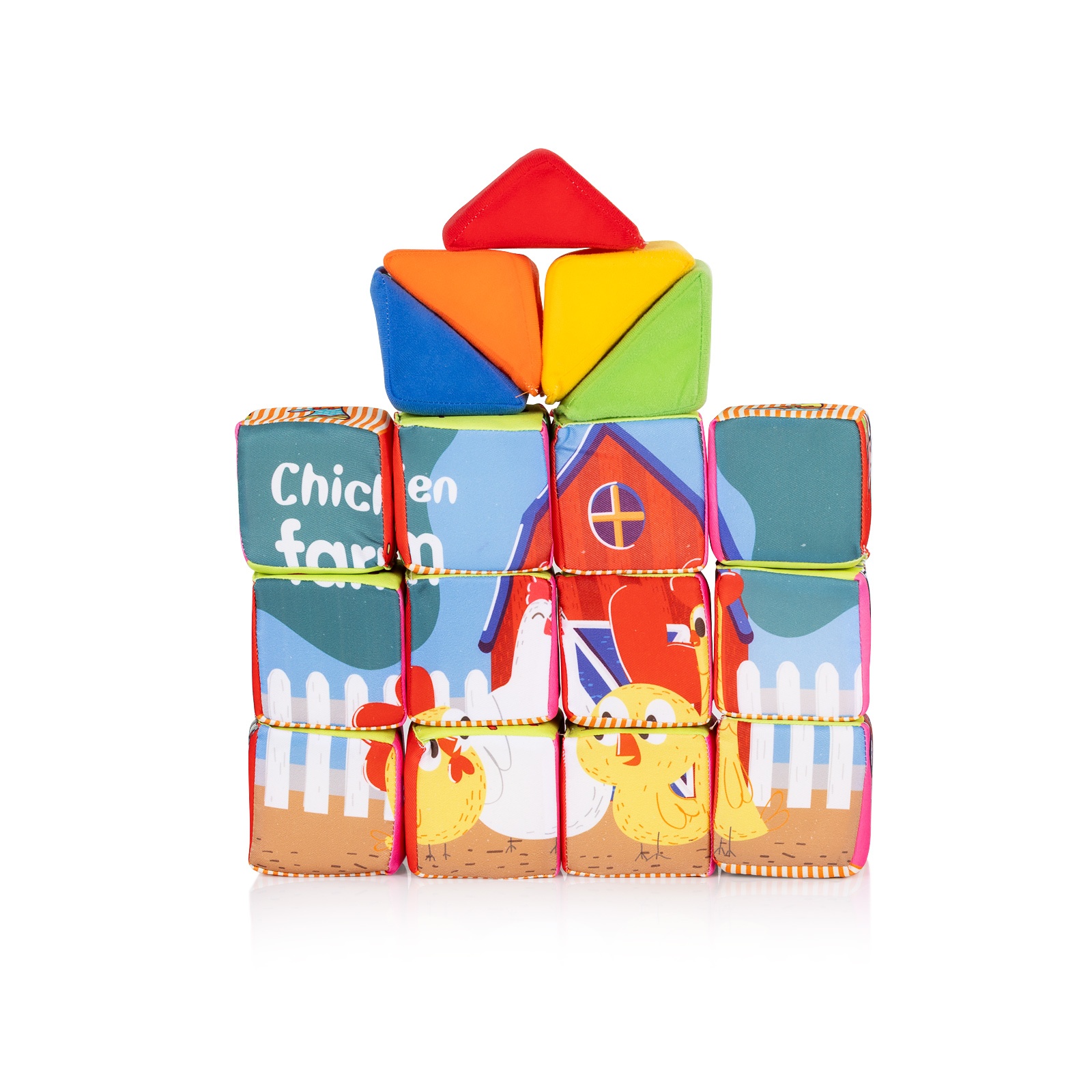 Меки кубчета за игра Chipolino, комплект 12 броя — снимка 7
