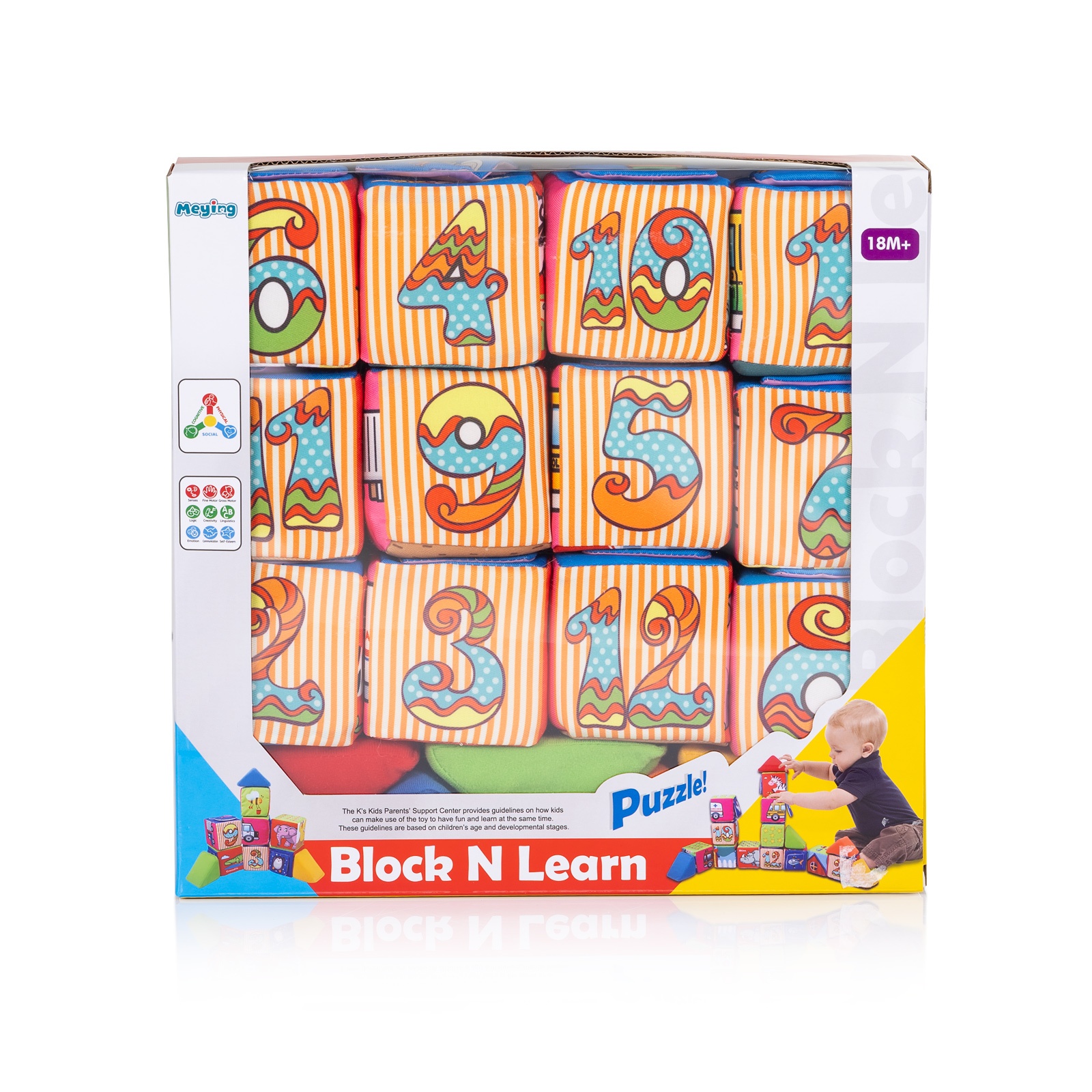 Меки кубчета за игра Chipolino, комплект 12 броя — снимка 8