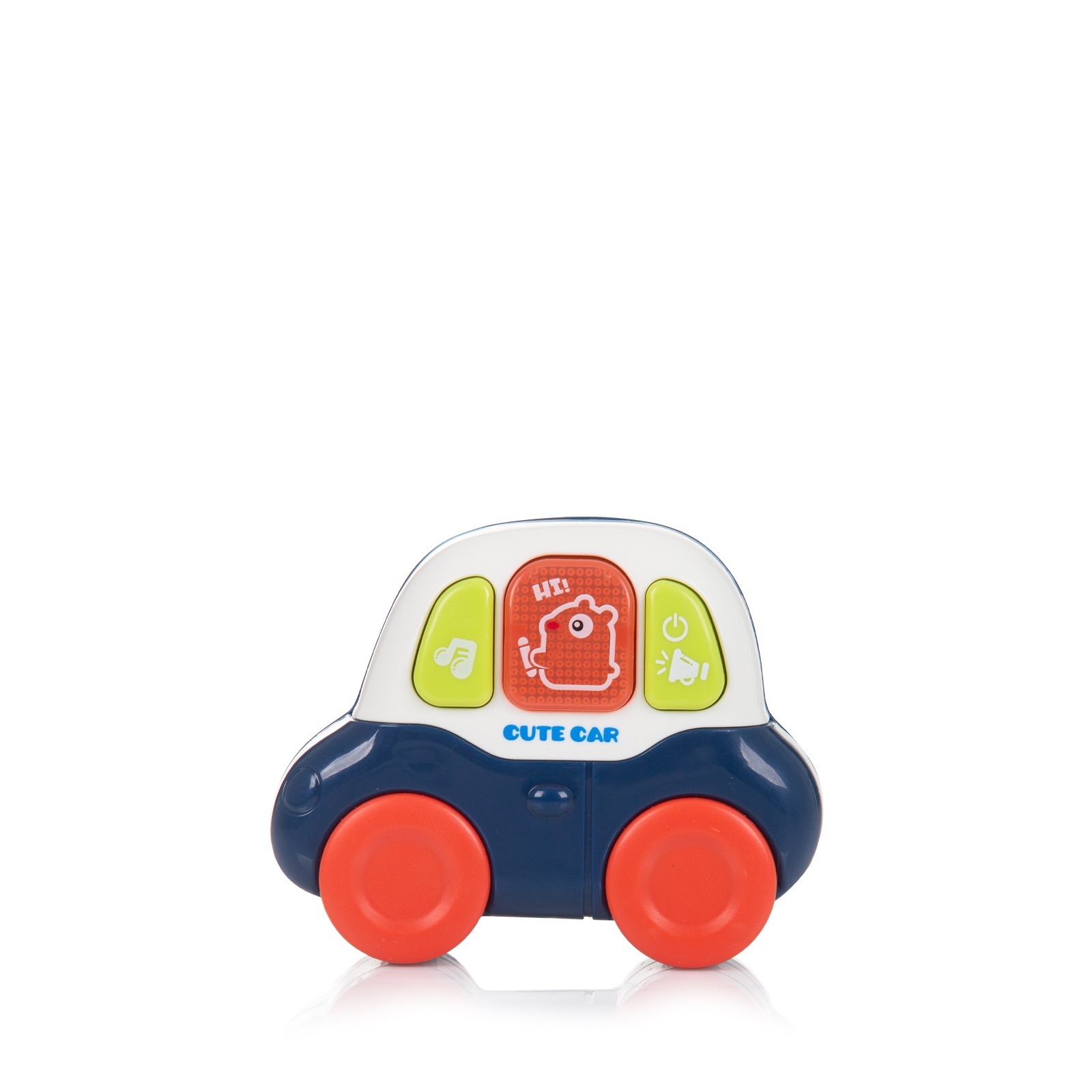 Музикална играчка на колела 6 в 1 Chipolino Multi, в сив цвят